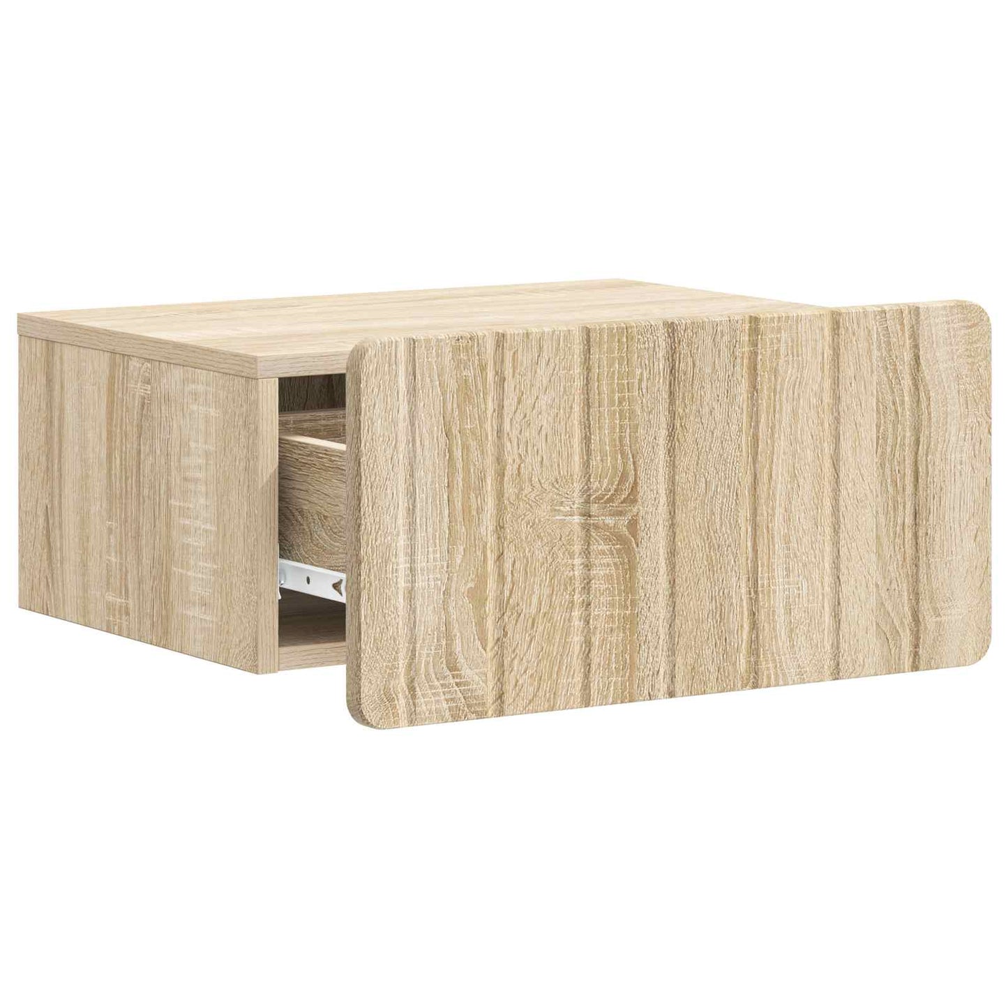 vidaXL Τοίχου Κρεμαστό Κομοδίνο 2 τμχ. Sonoma Δρυς 49 x 34,5 x 24 εκ.