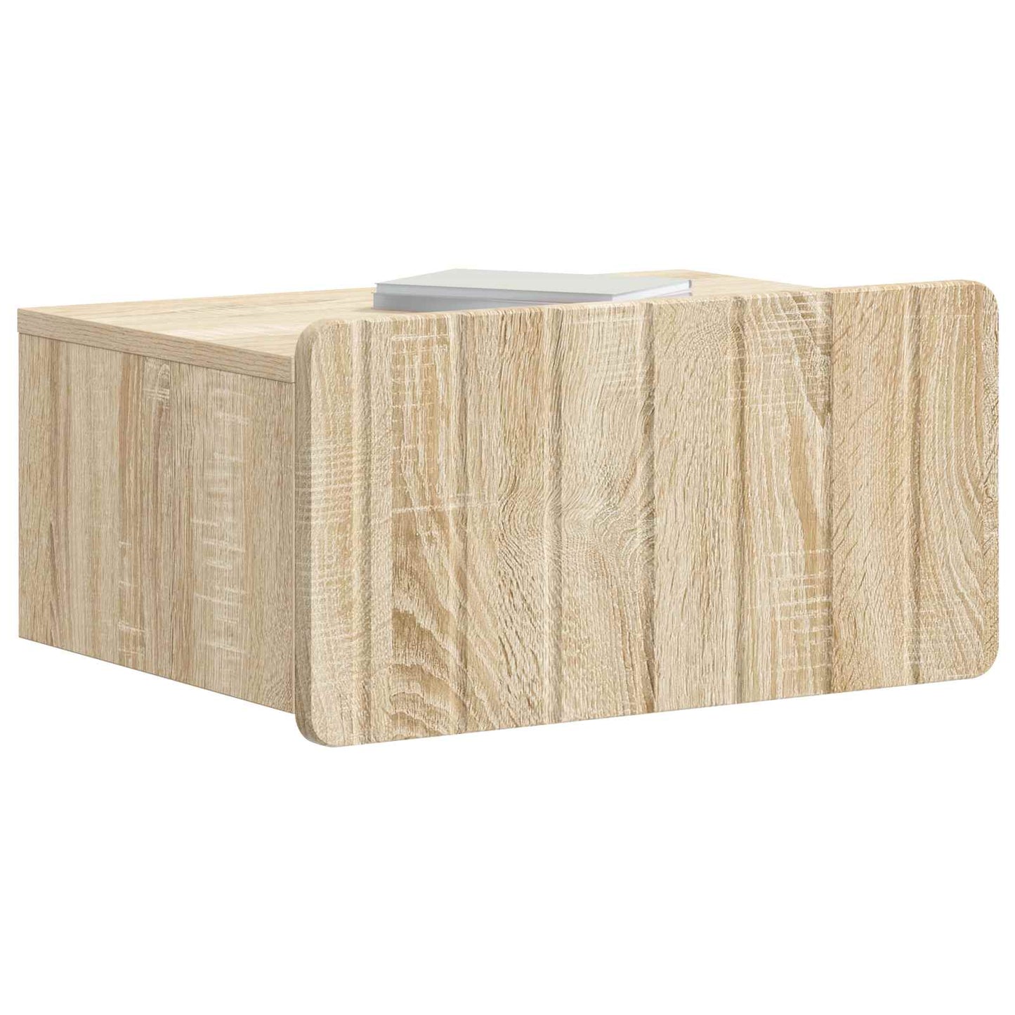 vidaXL Τοίχου Κρεμαστό Κομοδίνο 2 τμχ. Sonoma Δρυς 49 x 34,5 x 24 εκ.