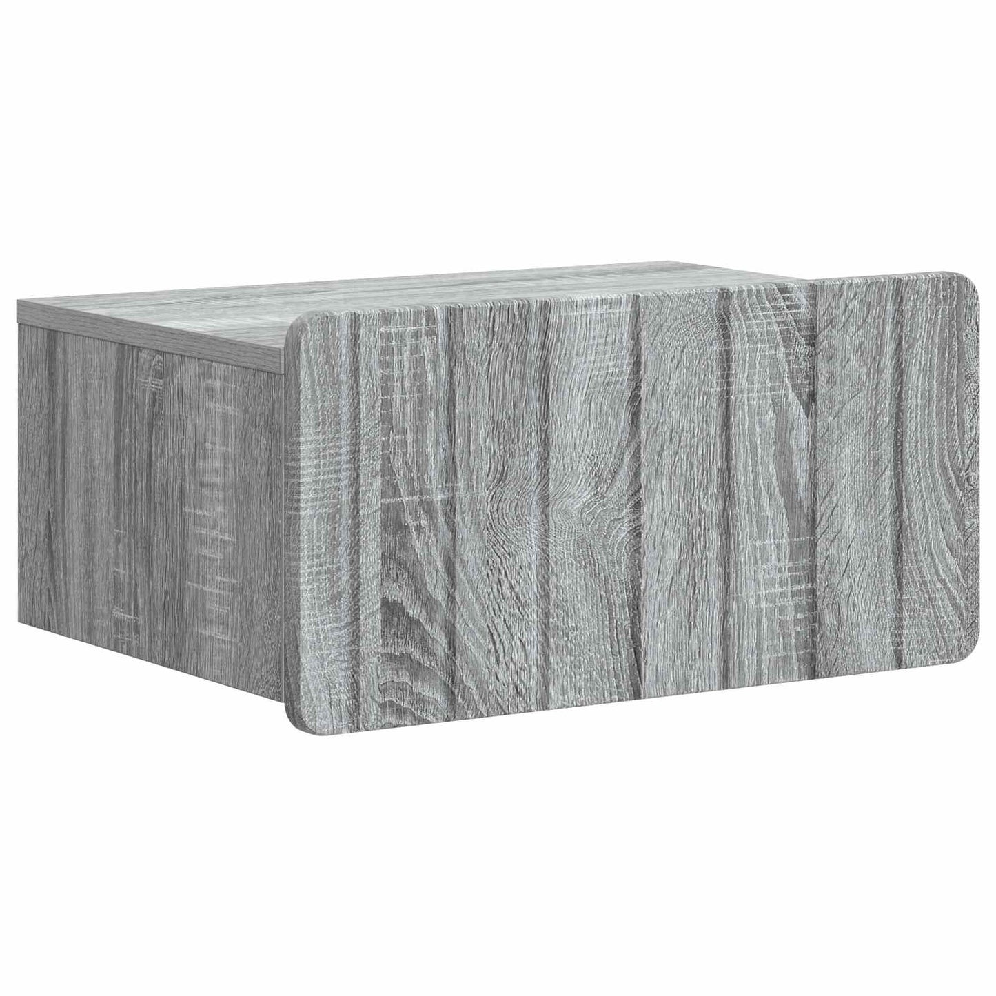 vidaXL Τοίχου Κρεμαστό Κομοδίνο 2 τμχ. Γκρι Sonoma 49 x 34,5 x 24 εκ.