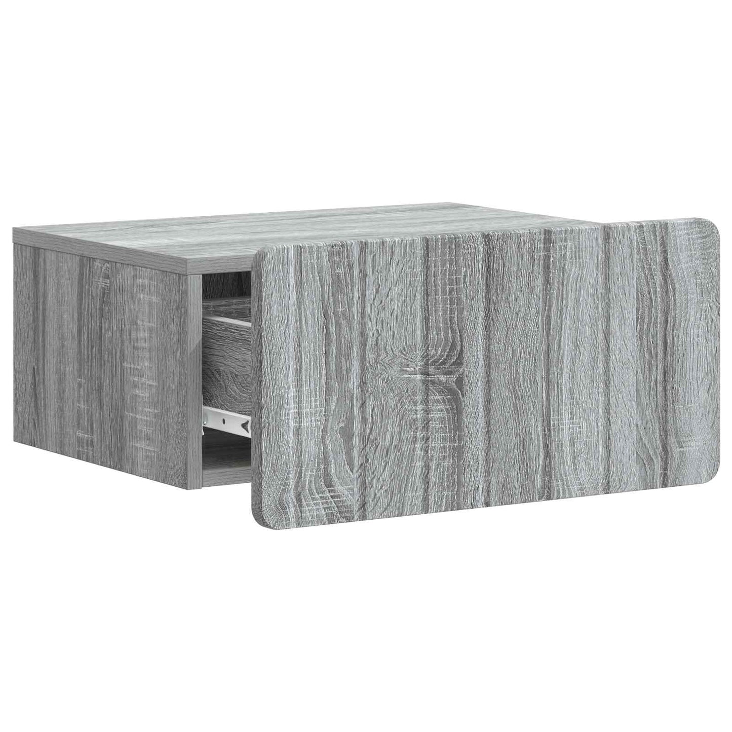 vidaXL Τοίχου Κρεμαστό Κομοδίνο 2 τμχ. Γκρι Sonoma 49 x 34,5 x 24 εκ.