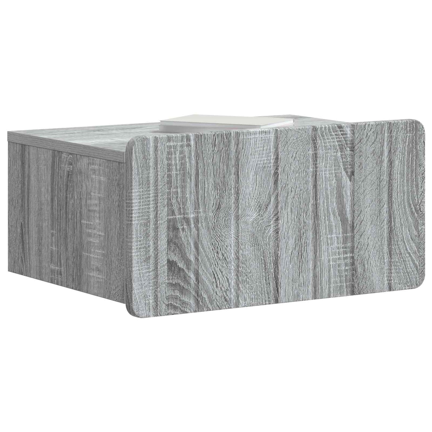vidaXL Τοίχου Κρεμαστό Κομοδίνο 2 τμχ. Γκρι Sonoma 49 x 34,5 x 24 εκ.