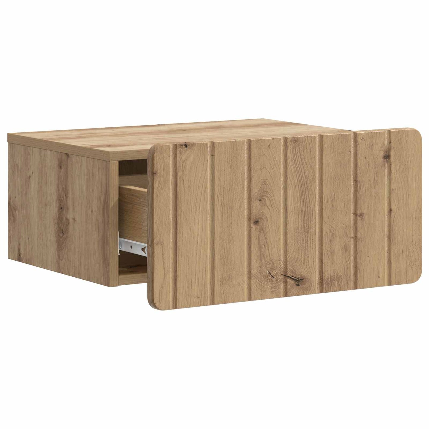 vidaXL Τοίχου Κρεμαστό Κομοδίνο 2 τμχ. Artisan Δρυς 49 x 34,5 x 24 εκ.