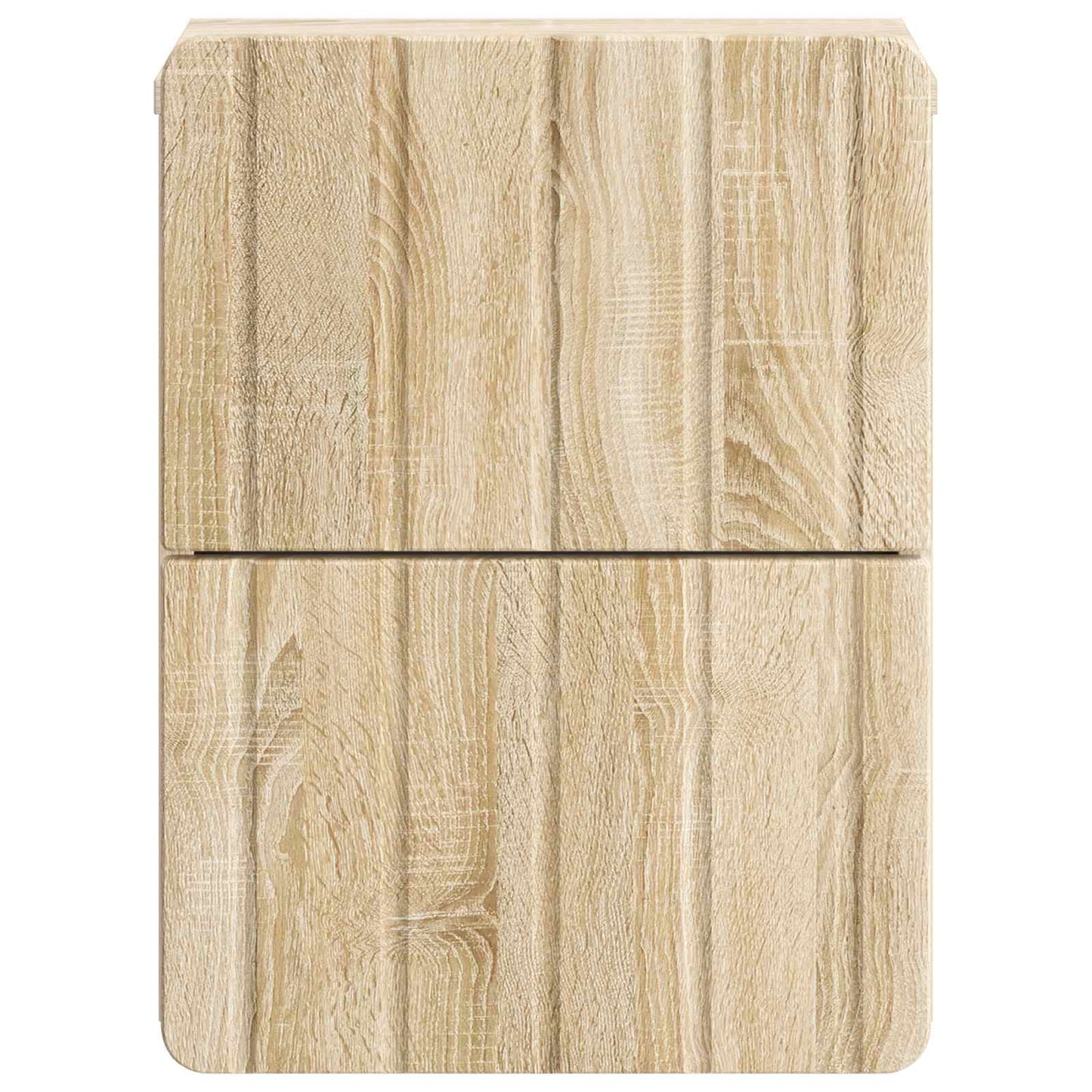 vidaXL Τοίχου Κρεμαστό Κομοδίνο 2 τμχ. Sonoma Δρυς 33 x 34,5 x 43 εκ.
