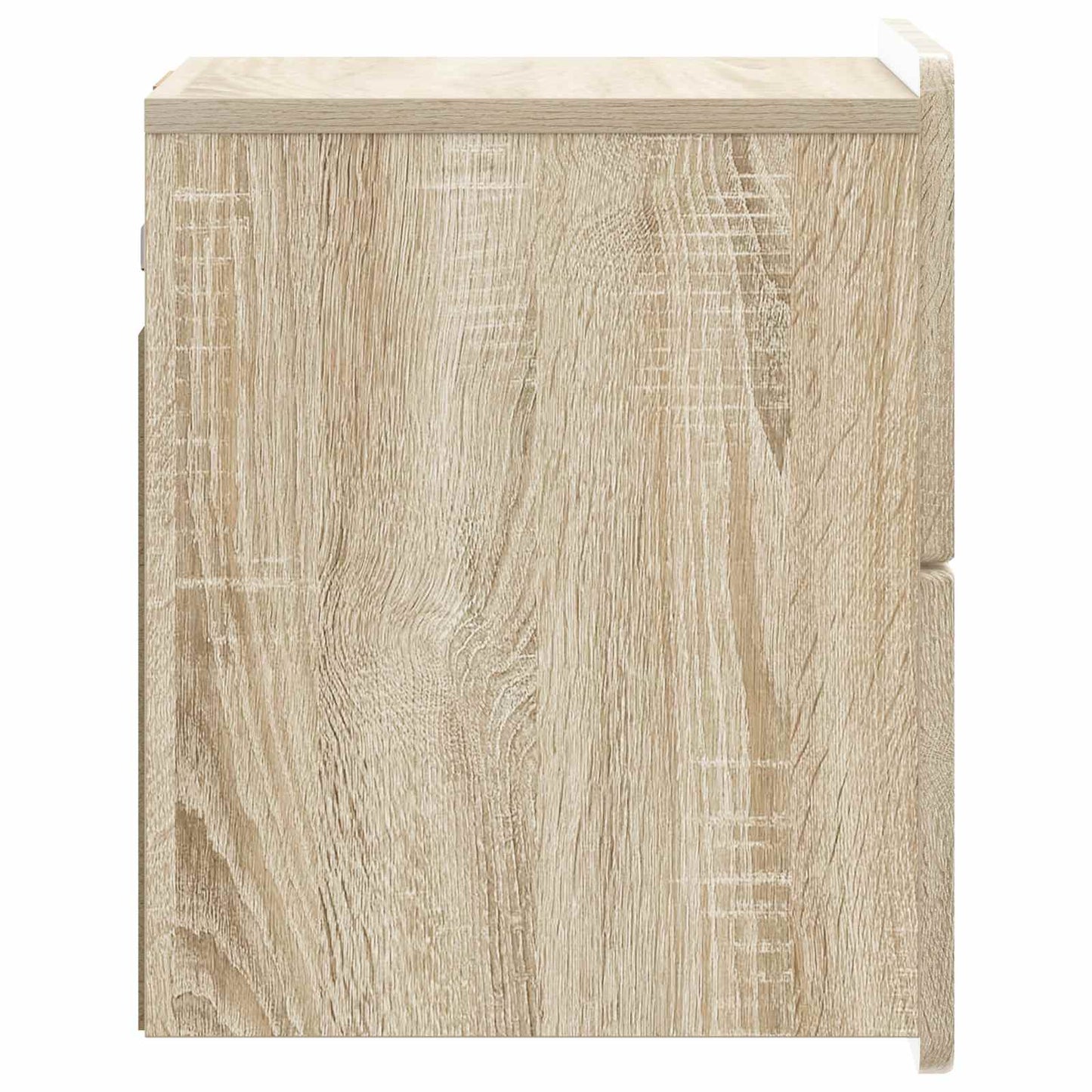 vidaXL Τοίχου Κρεμαστό Κομοδίνο 2 τμχ. Sonoma Δρυς 33 x 34,5 x 43 εκ.