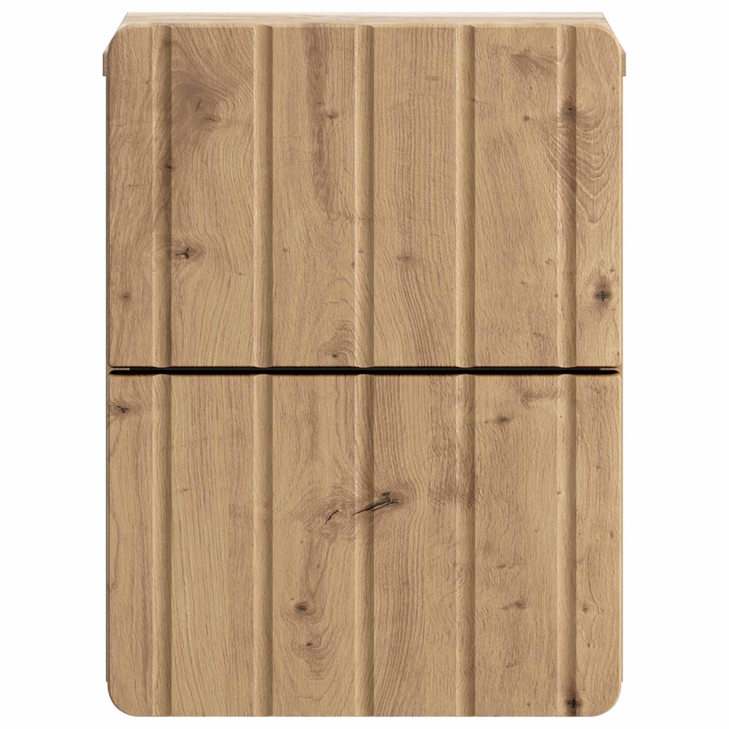 vidaXL Τοίχου Κρεμαστό Κομοδίνο 2 τμχ. Artisan Δρυς 33 x 34,5 x 43 εκ.