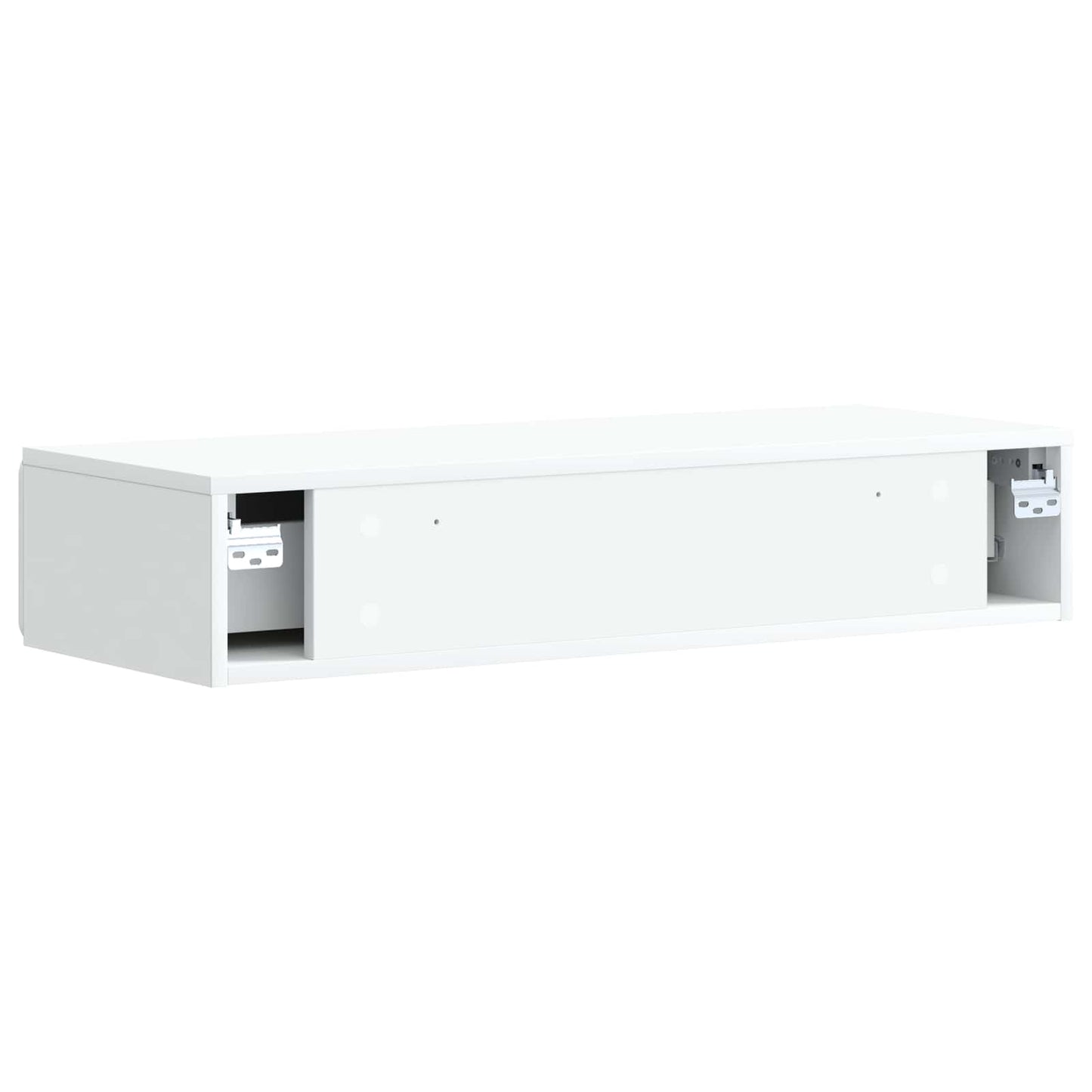 vidaXL Τραπεζάκι Τοίχου Λευκό 87,5 x 34,5 x 17 εκ. Επεξεργασμένο Ξύλο