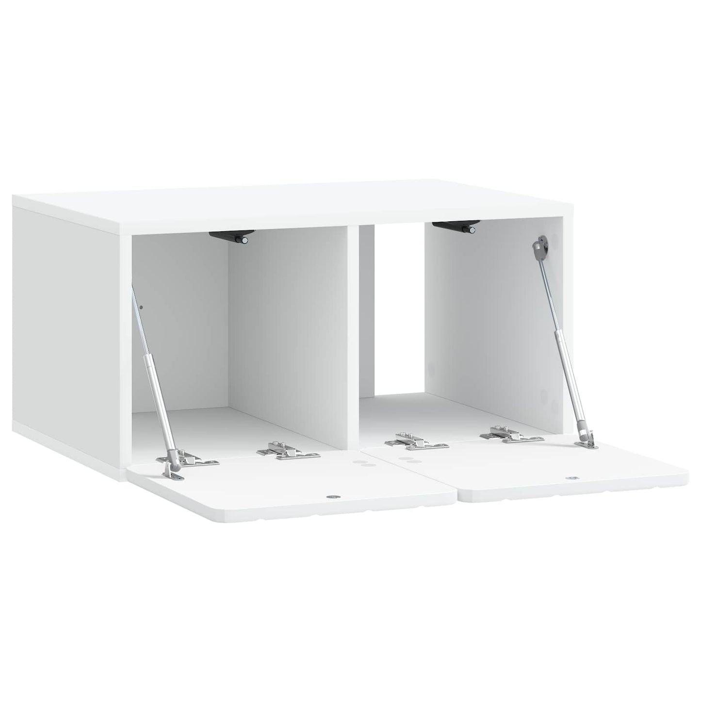 vidaXL Τοποθετούμενος στον τοίχο τηλεοπτικός ερμάριος Λευκό