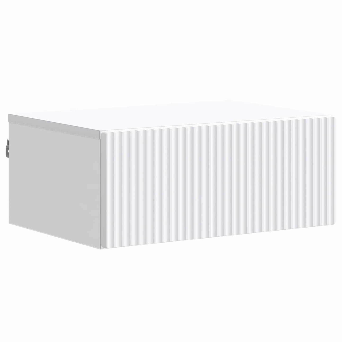 vidaXL Τοίχου Κρεμαστό Κομοδίνο 2 τμχ. Λευκό 49 x 34,5 x 20 εκ.
