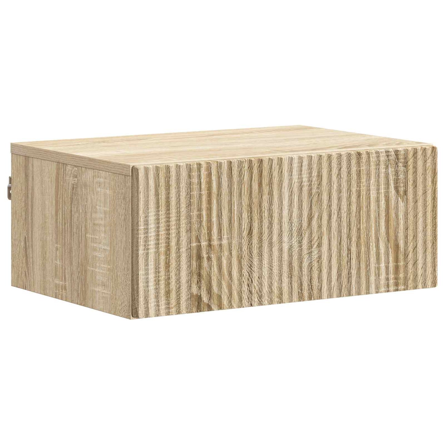 vidaXL Τοίχου Κρεμαστό Κομοδίνο 2 τμχ. Sonoma Δρυς 49 x 34,5 x 20 εκ.