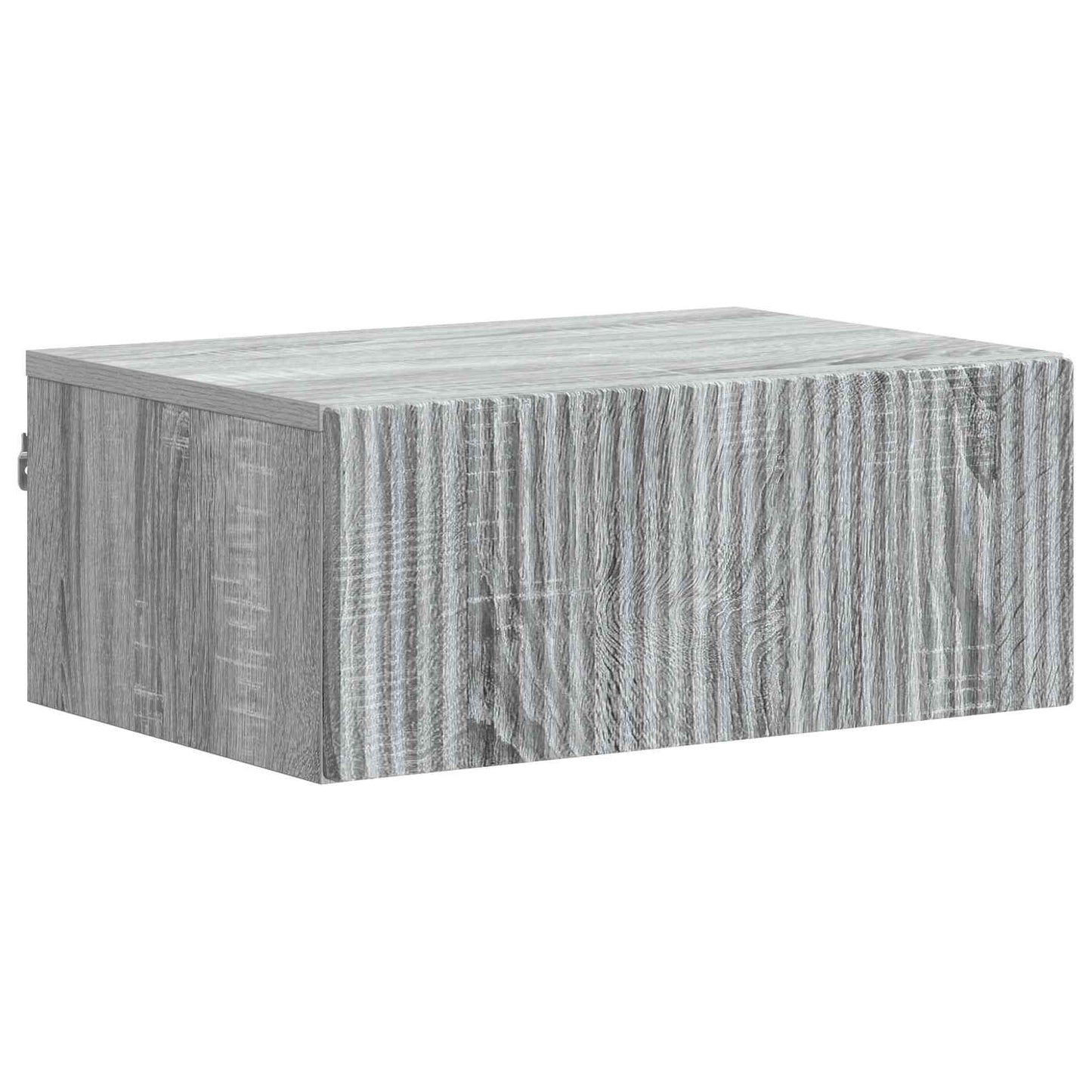 vidaXL Τοίχου Κρεμαστό Κομοδίνο 2 τμχ. Γκρι Sonoma 49 x 34,5 x 20 εκ.