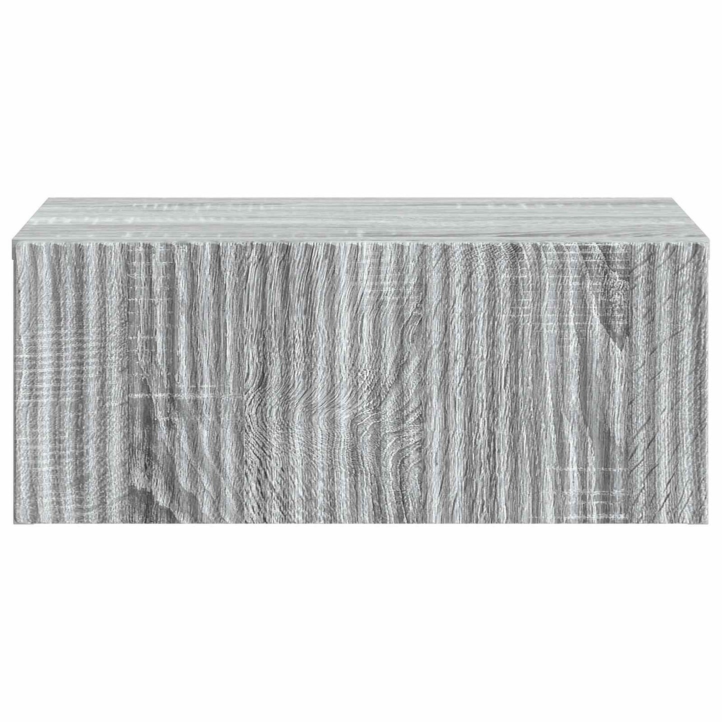 vidaXL Τοίχου Κρεμαστό Κομοδίνο 2 τμχ. Γκρι Sonoma 49 x 34,5 x 20 εκ.