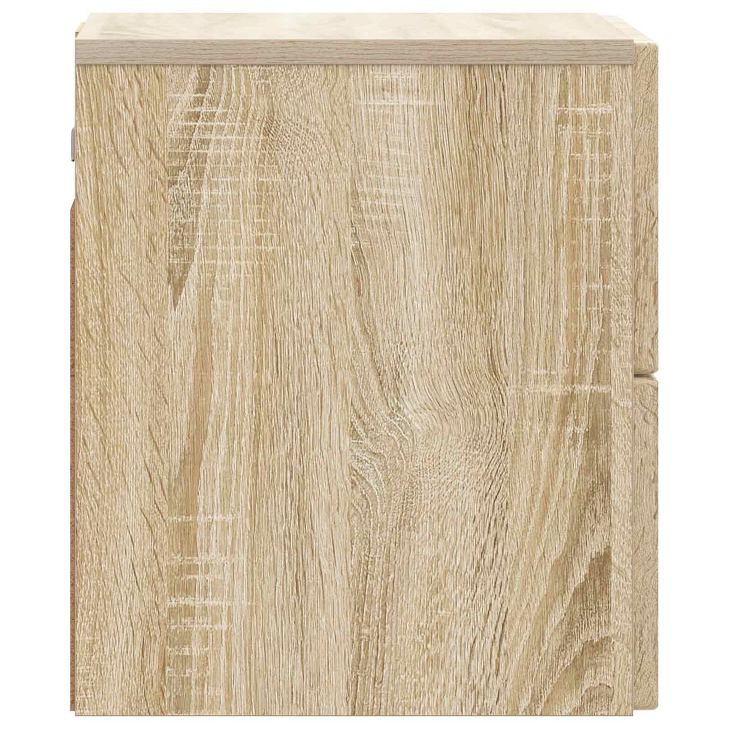 vidaXL Τοίχου Κρεμαστό Κομοδίνο 2 τμχ. Sonoma Δρυς 33 x 34,5 x 40 εκ