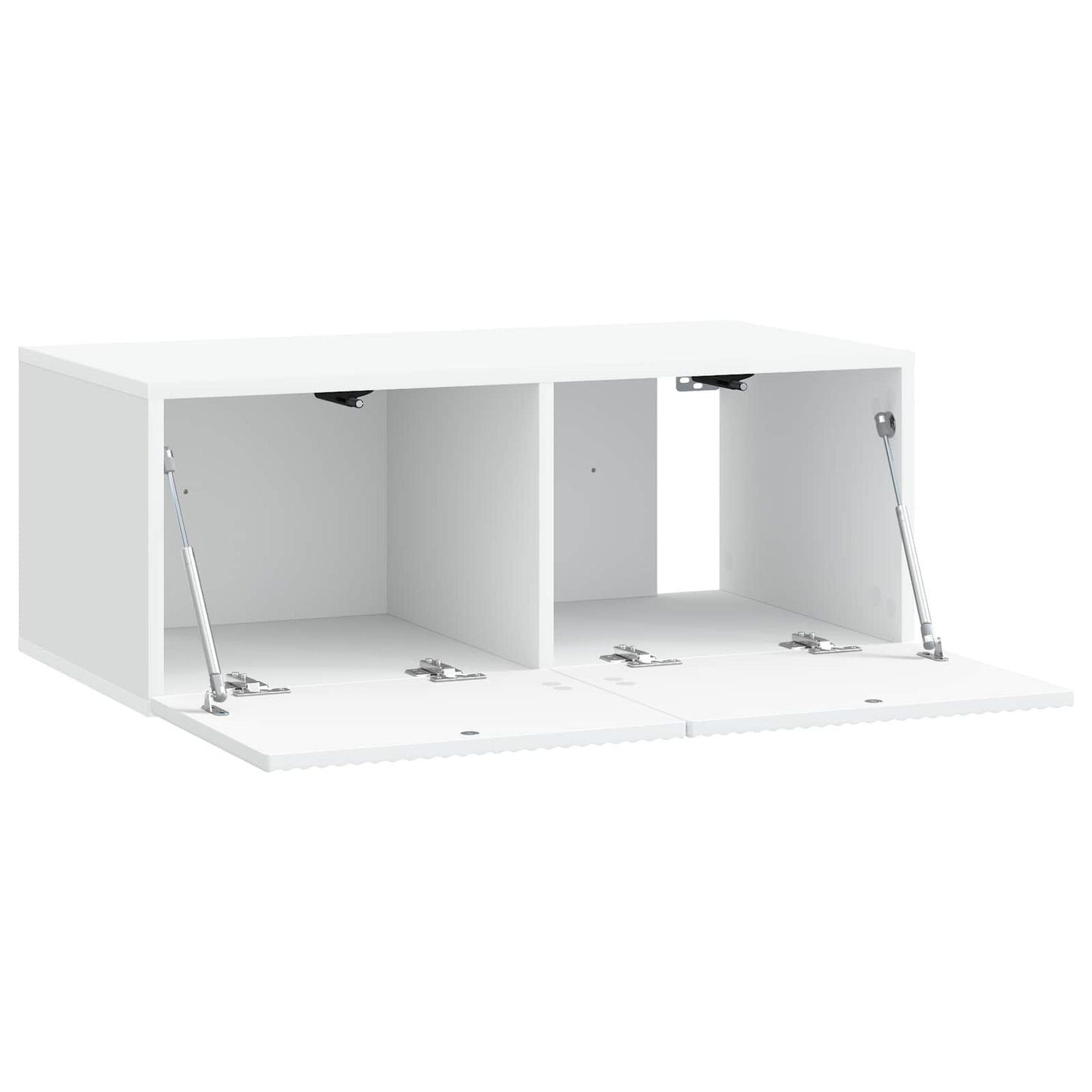 vidaXL Τοποθετούμενος στον τοίχο τηλεοπτικός ερμάριος Επιτοίχιο Λευκό