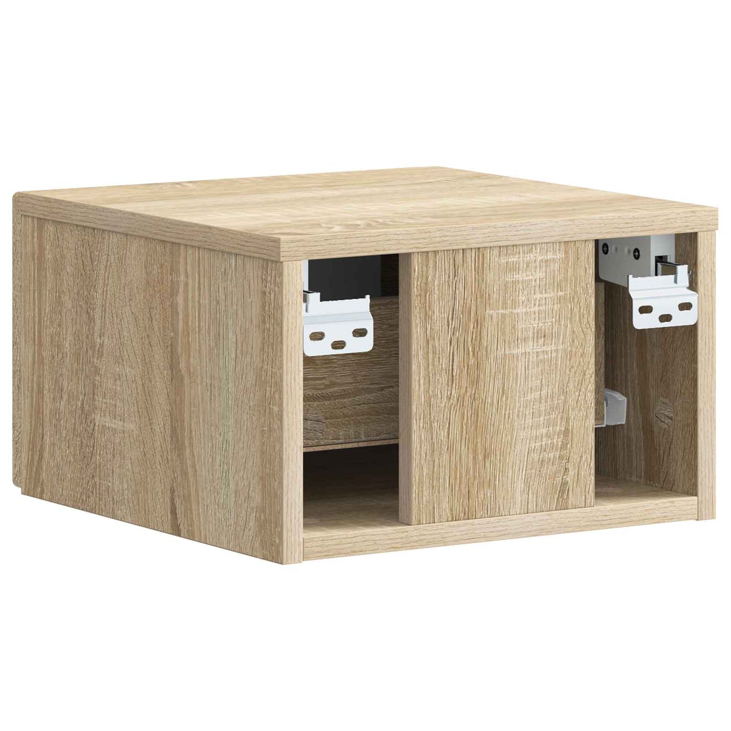 vidaXL Τοίχου Κρεμαστό Κομοδίνο 2 τμχ. Sonoma Δρυς 34,5 x 33 x 20 εκ.