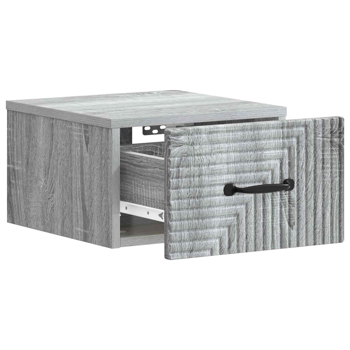 vidaXL Τοίχου Κρεμαστό Κομοδίνο 2 τμχ. Γκρι Sonoma 34,5 x 33 x 20 εκ.