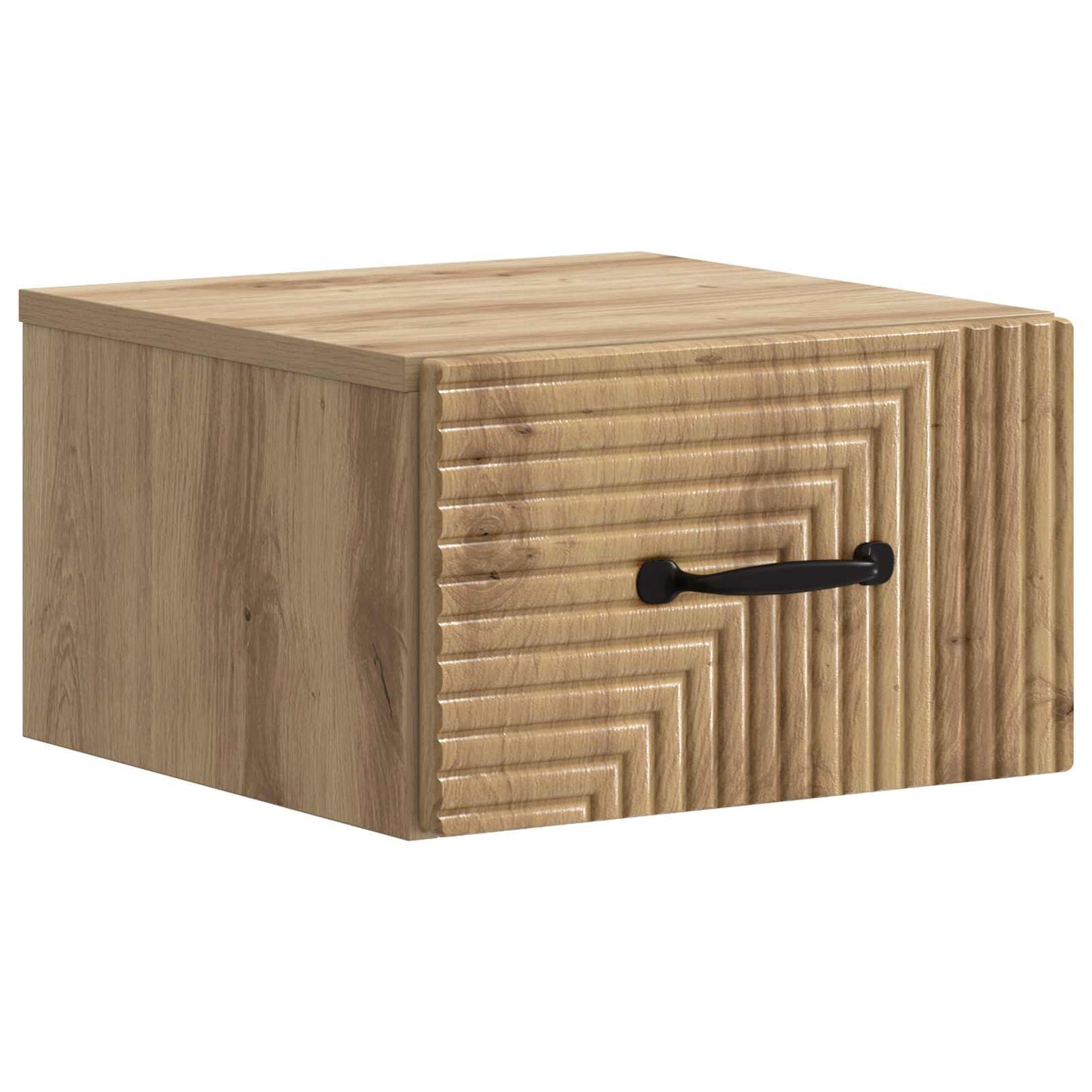 vidaXL Τοίχου Κρεμαστό Κομοδίνο 2 τμχ. Artisan Δρυς 34,5 x 33 x 20 εκ.