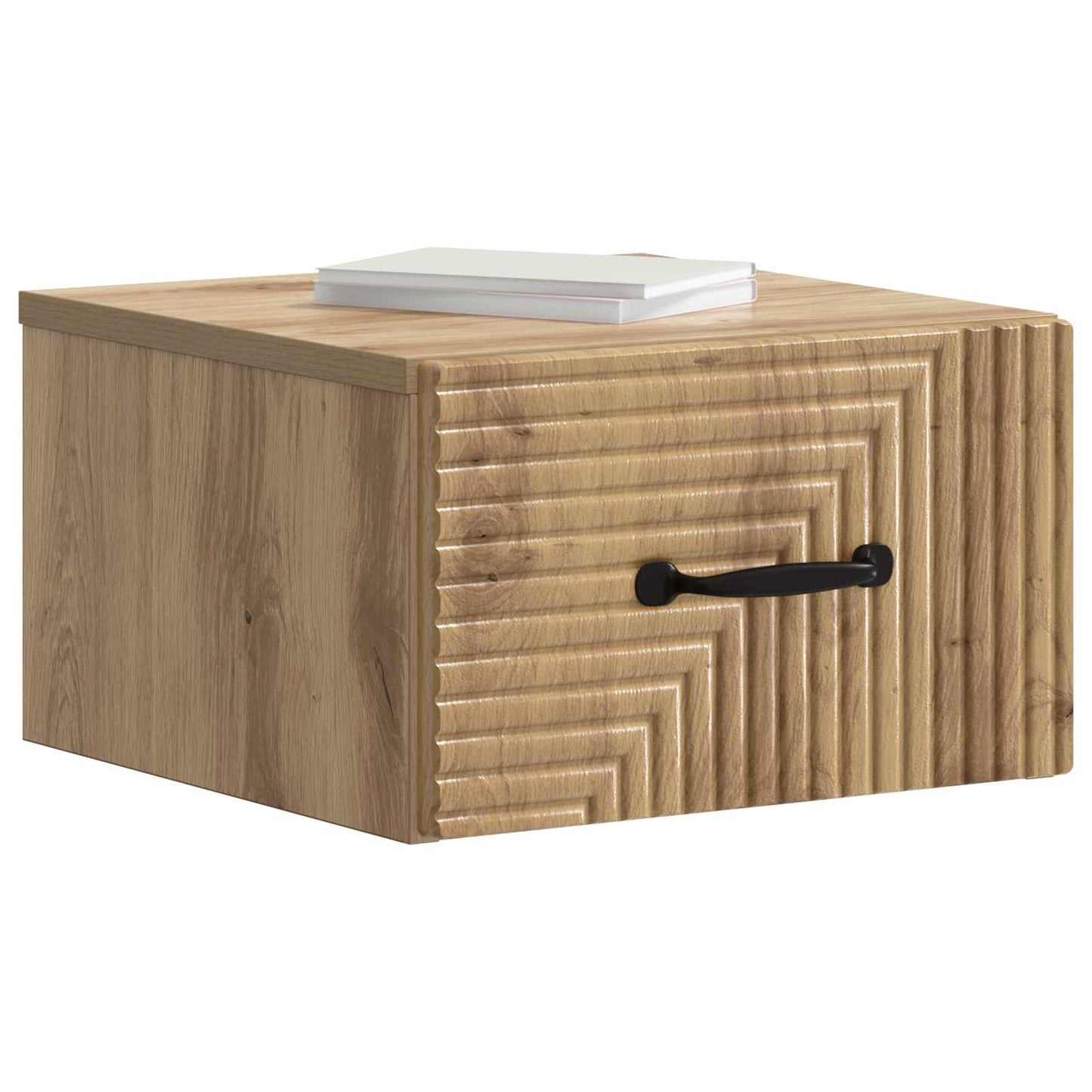 vidaXL Τοίχου Κρεμαστό Κομοδίνο 2 τμχ. Artisan Δρυς 34,5 x 33 x 20 εκ.
