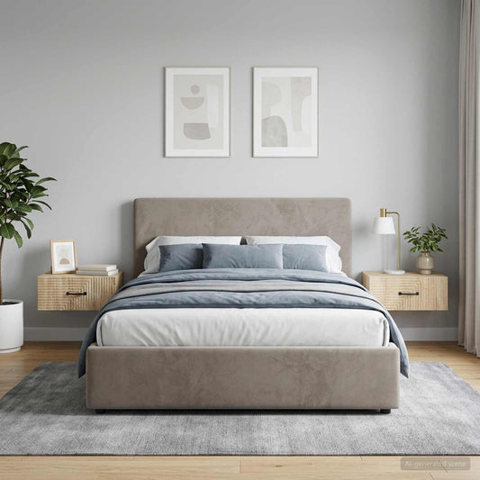 vidaXL Τοίχου Κρεμαστό Κομοδίνο 2 τμχ. Sonoma Δρυς 49 x 34,5 x 20 εκ.