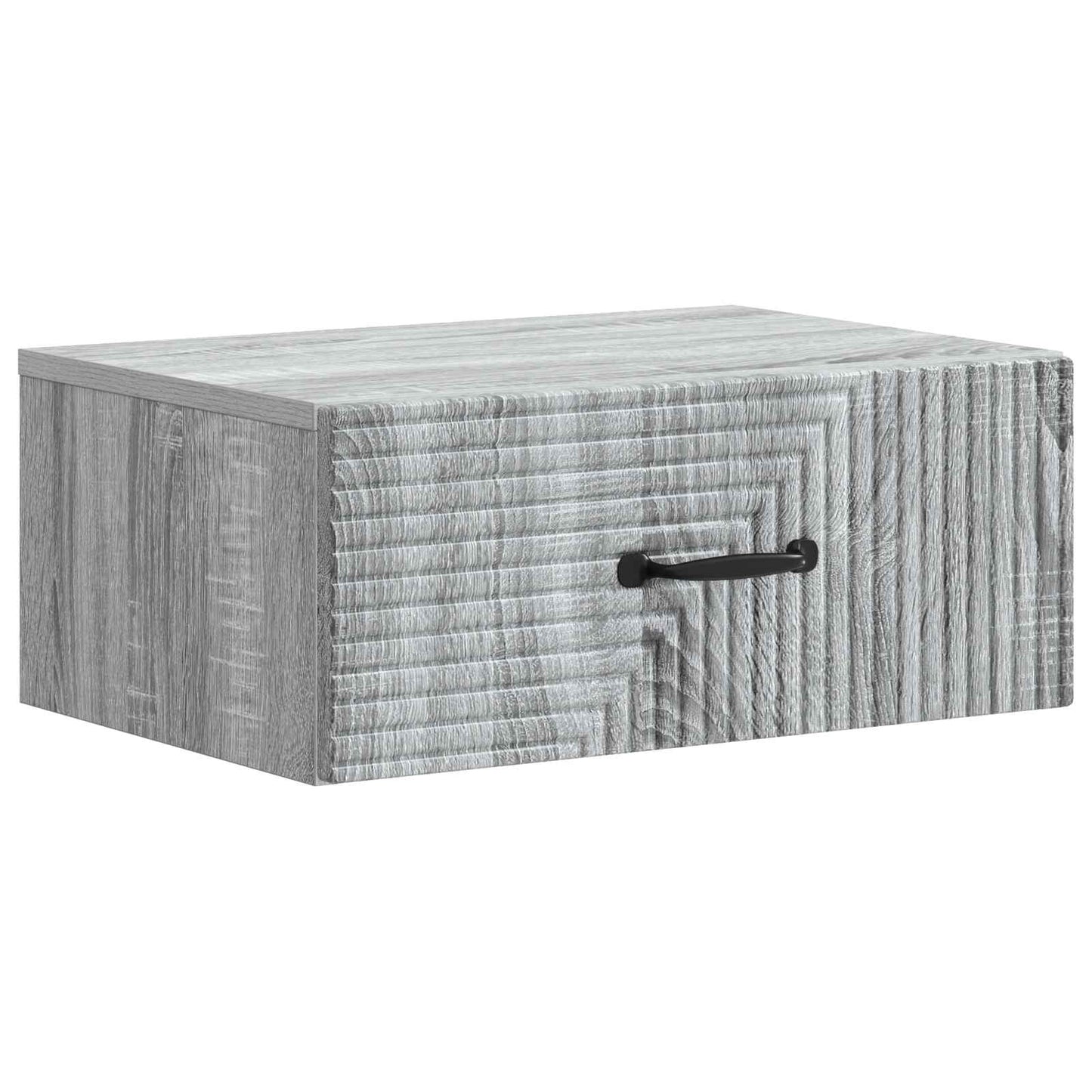 vidaXL Τοίχου Κρεμαστό Κομοδίνο 2 τμχ. Γκρι Sonoma 49 x 34,5 x 20 εκ.