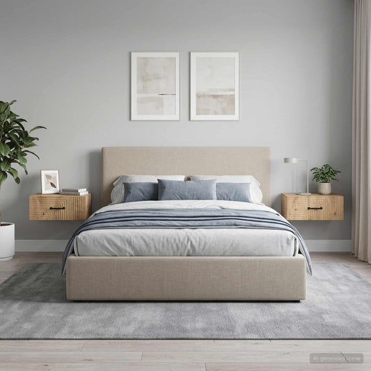 vidaXL Τοίχου Κρεμαστό Κομοδίνο 2 τμχ. Artisan Δρυς 49 x 34,5 x 20 εκ.