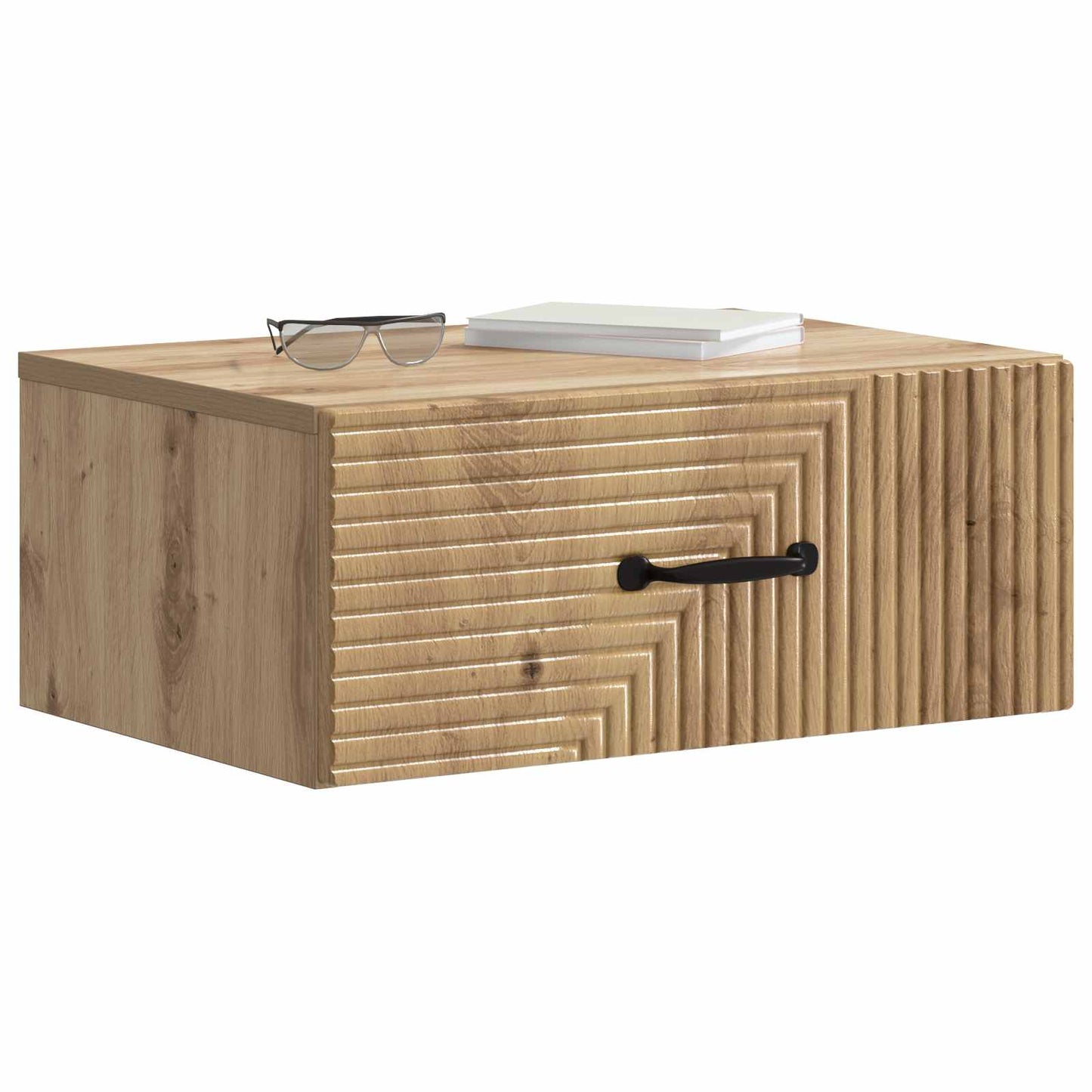 vidaXL Τοίχου Κρεμαστό Κομοδίνο 2 τμχ. Artisan Δρυς 49 x 34,5 x 20 εκ.