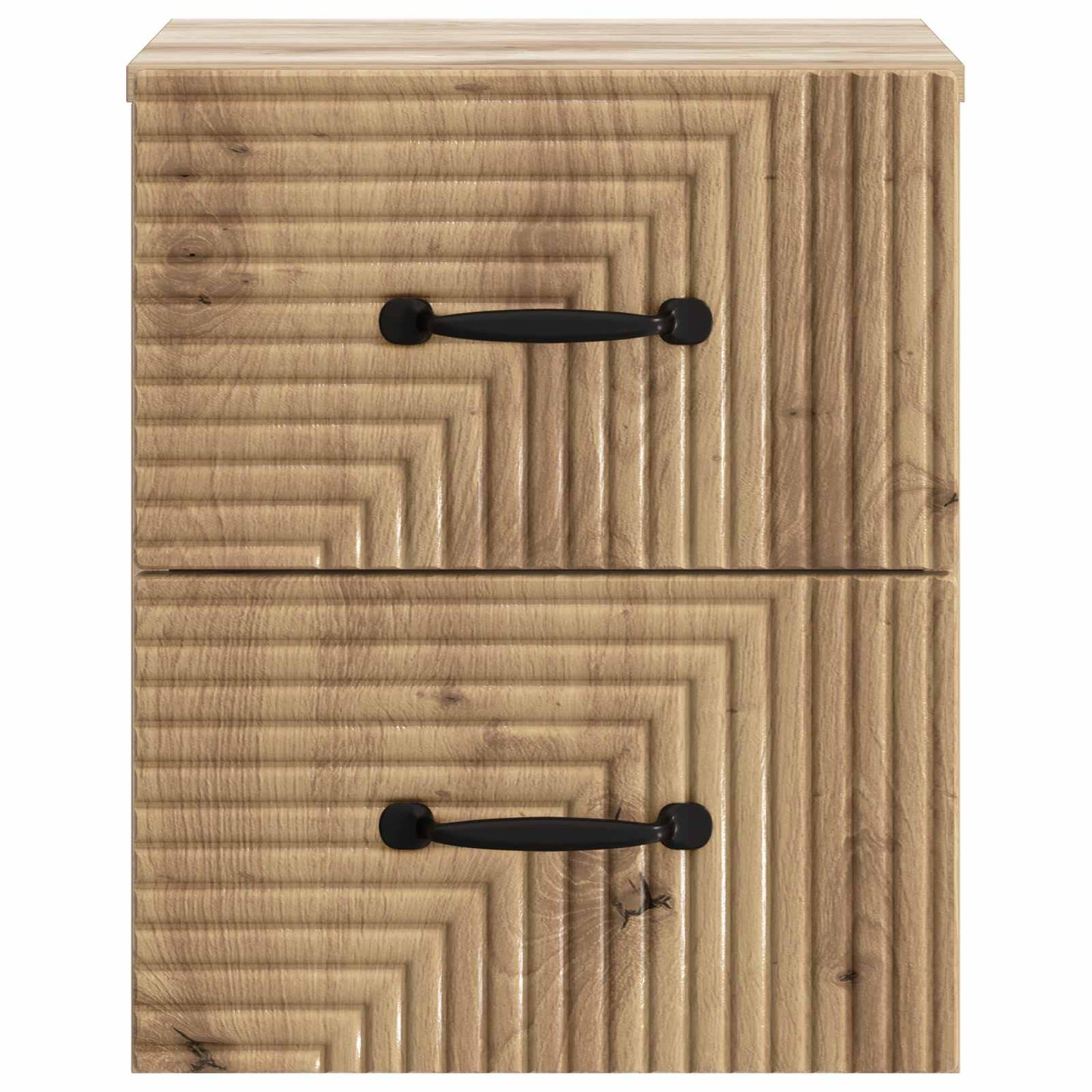 vidaXL Τοίχου Κρεμαστό Κομοδίνο 2 τμχ. Artisan Δρυς 34,5 x 33 x 40 εκ