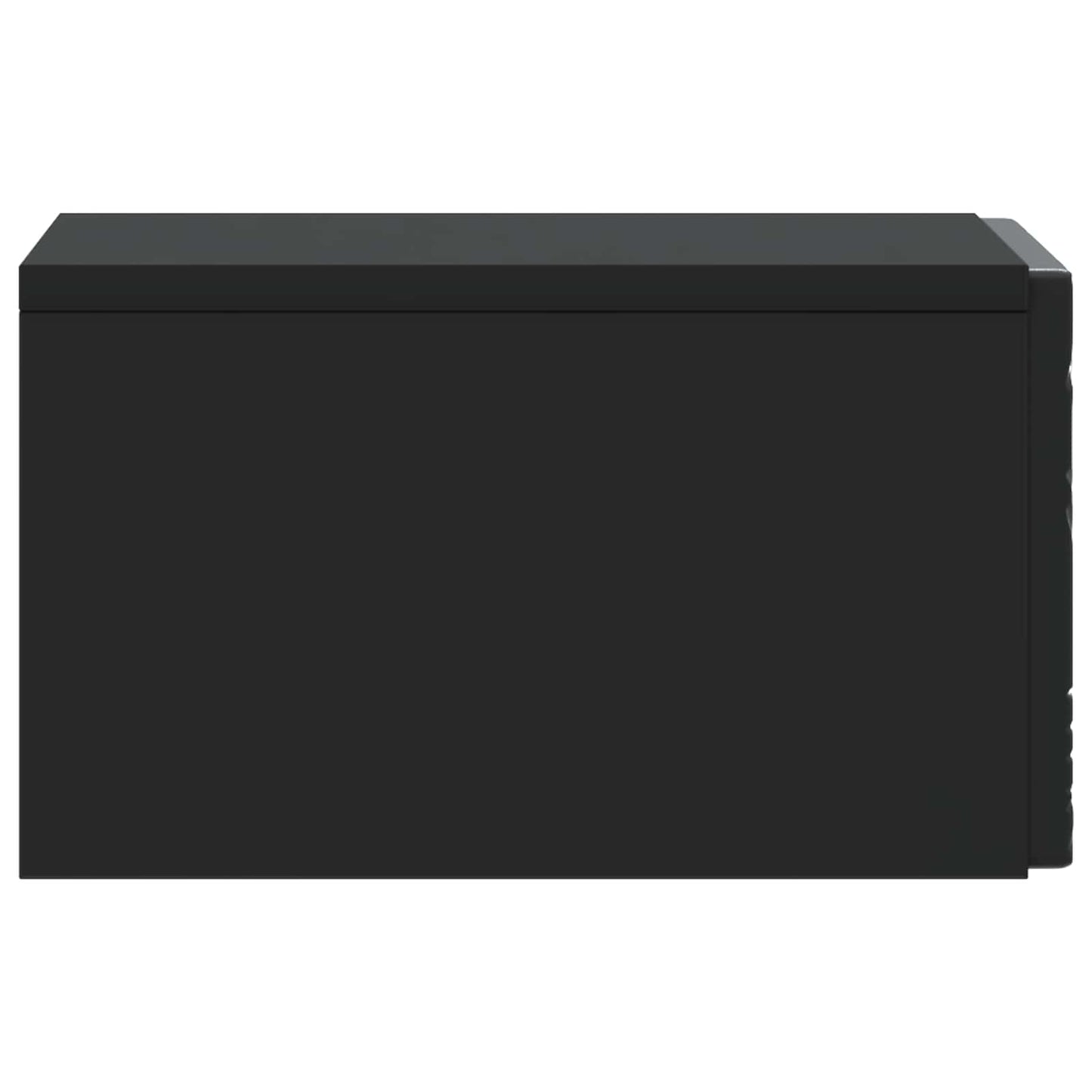vidaXL Τραπεζάκι Τοίχου 2 τμχ. Μαύρο 34,5 x 33 x 20 εκ.