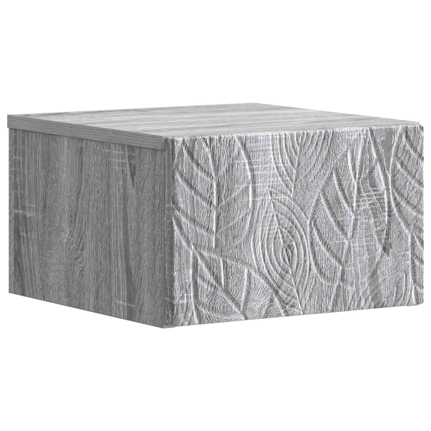 vidaXL Τοίχου Κρεμαστό Κομοδίνο 2 τμχ. Γκρι Sonoma 49 x 34,5 x 20 εκ.
