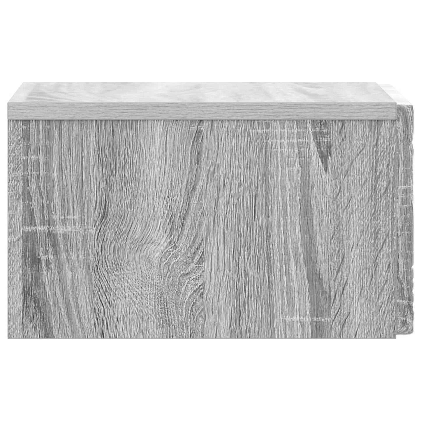 vidaXL Τοίχου Κρεμαστό Κομοδίνο 2 τμχ. Γκρι Sonoma 49 x 34,5 x 20 εκ.