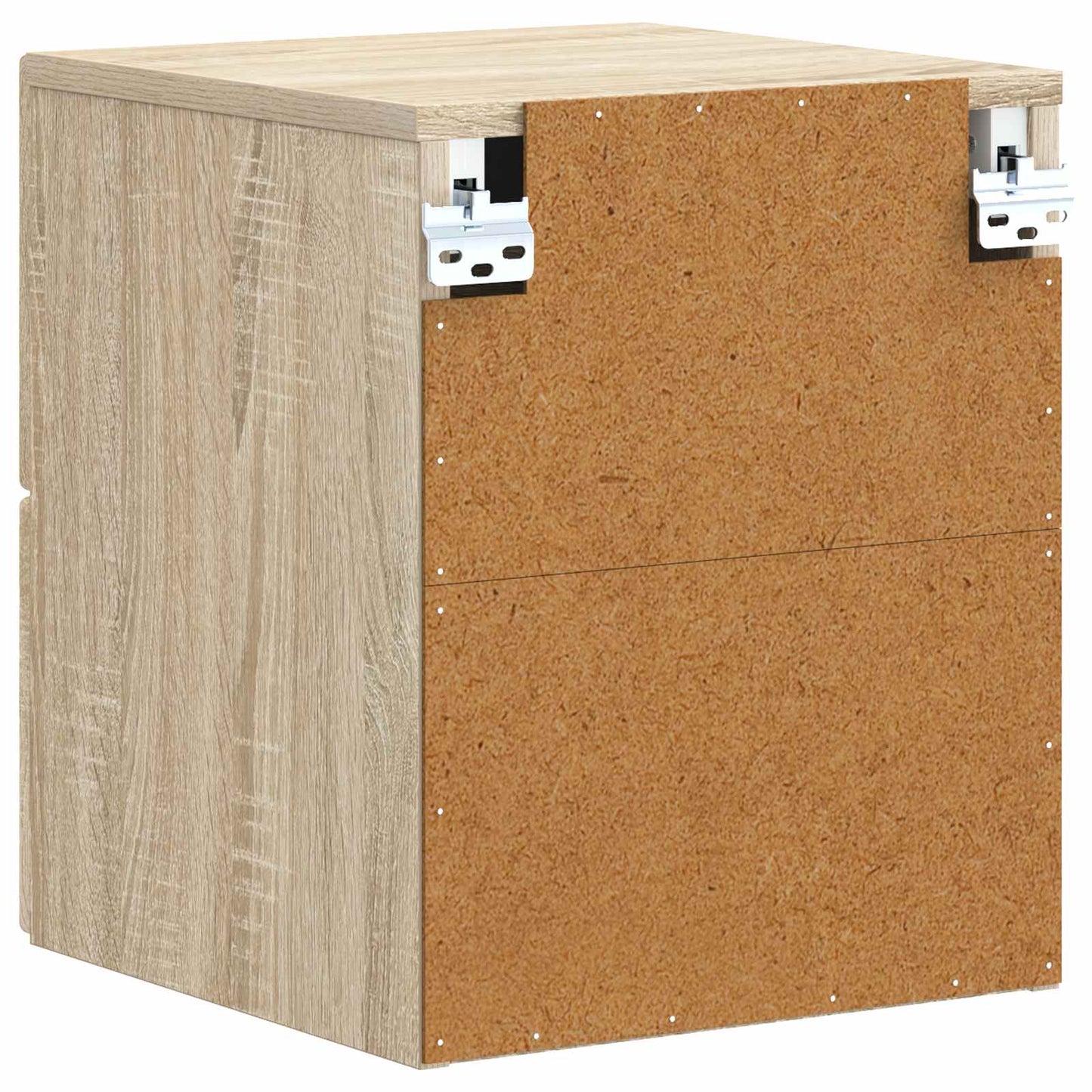 vidaXL Τοίχου Κρεμαστό Κομοδίνο 2 τμχ. Sonoma Δρυς 34,5 x 33 x 40 εκ