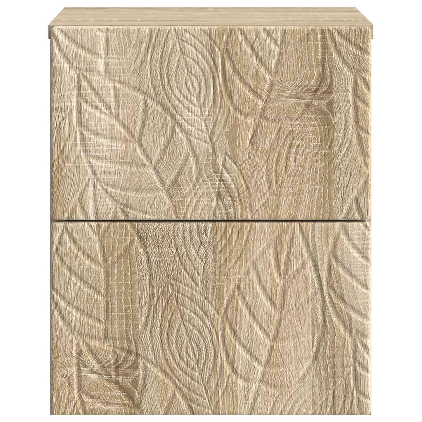 vidaXL Τοίχου Κρεμαστό Κομοδίνο 2 τμχ. Sonoma Δρυς 34,5 x 33 x 40 εκ