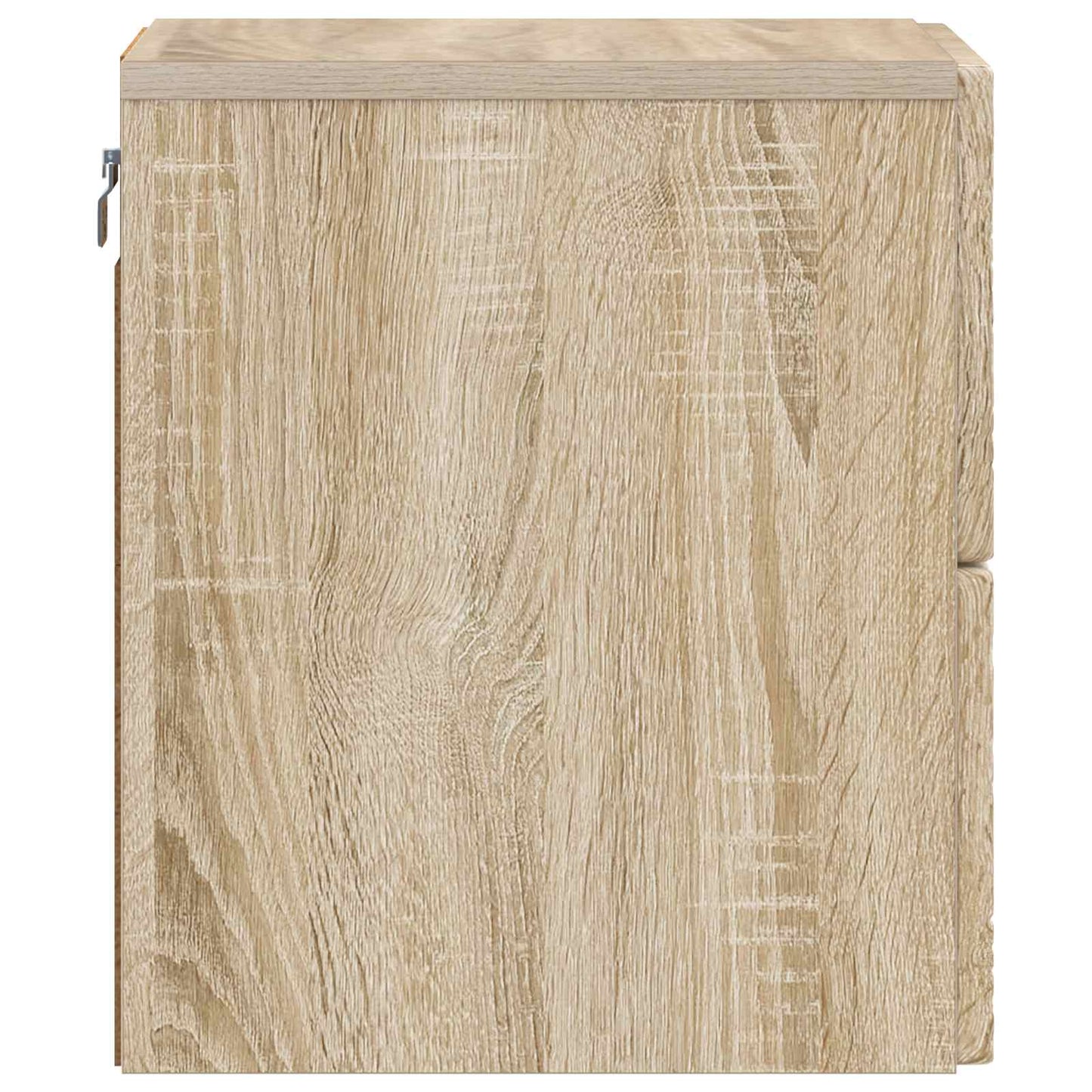 vidaXL Τοίχου Κρεμαστό Κομοδίνο 2 τμχ. Sonoma Δρυς 34,5 x 33 x 40 εκ
