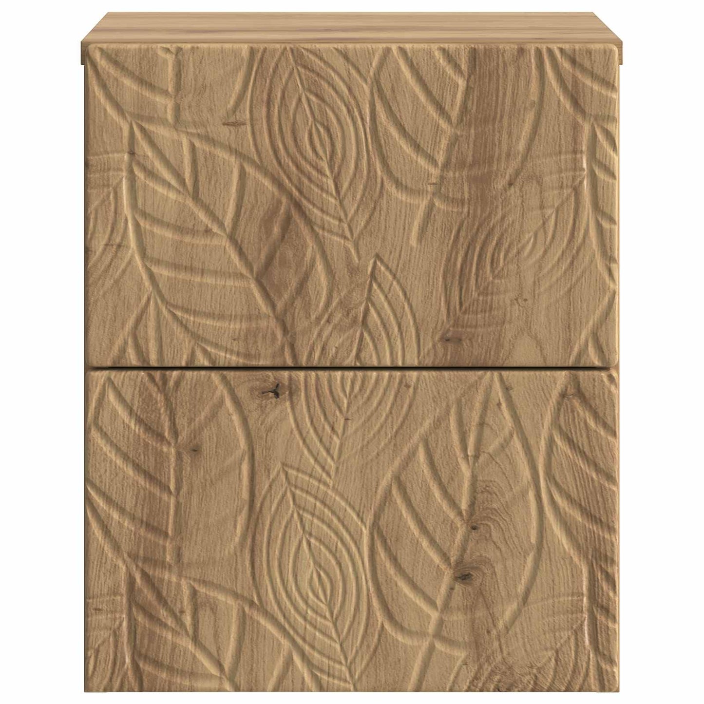 vidaXL Τοίχου Κρεμαστό Κομοδίνο 2 τμχ. Artisan Δρυς 34,5 x 33 x 40 εκ