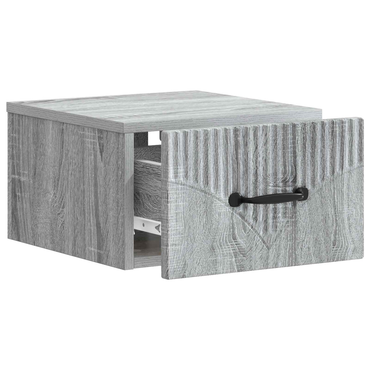 vidaXL Τοίχου Κρεμαστό Κομοδίνο 2 τμχ. Γκρι Sonoma 34,5 x 33 x 20 εκ.