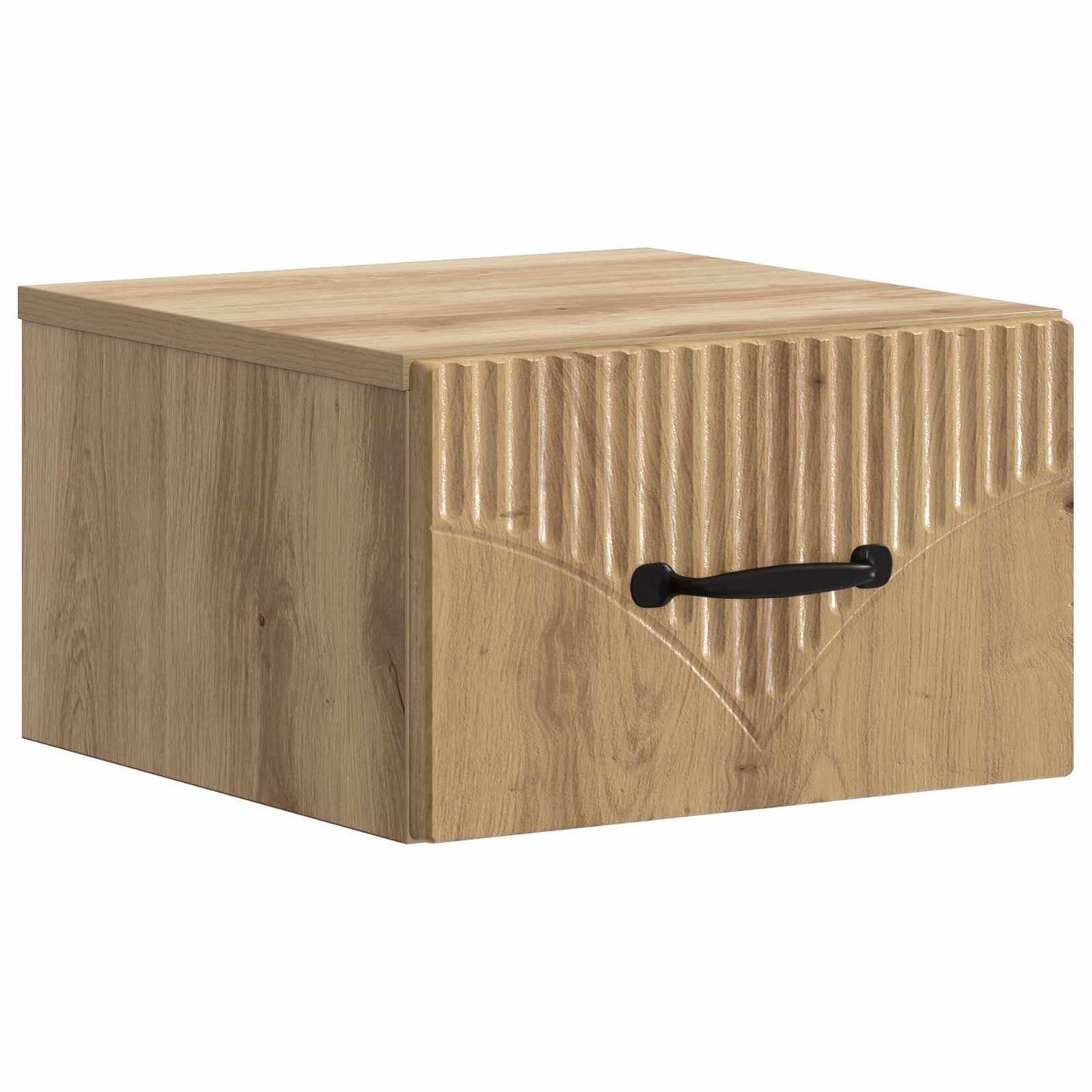 vidaXL Τοίχου Κρεμαστό Κομοδίνο 2 τμχ. Artisan Δρυς 34,5 x 33 x 20 εκ.