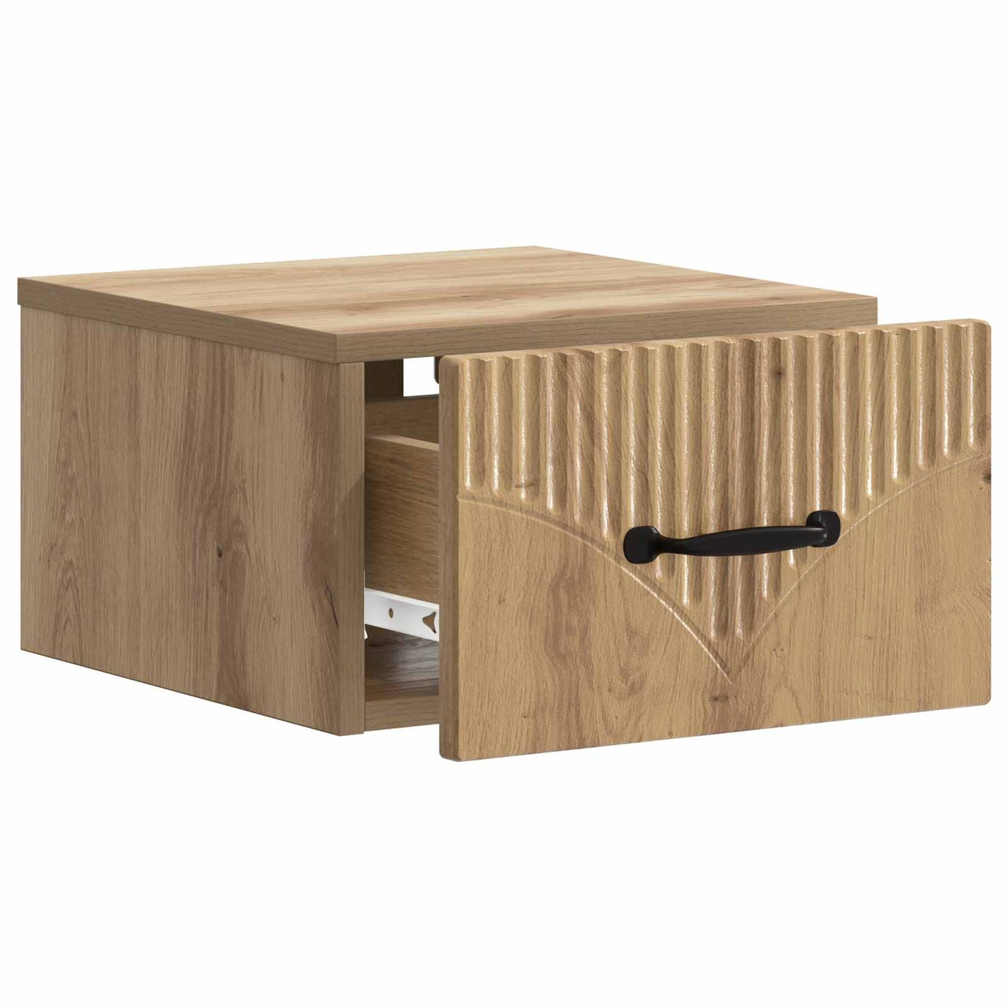 vidaXL Τοίχου Κρεμαστό Κομοδίνο 2 τμχ. Artisan Δρυς 34,5 x 33 x 20 εκ.