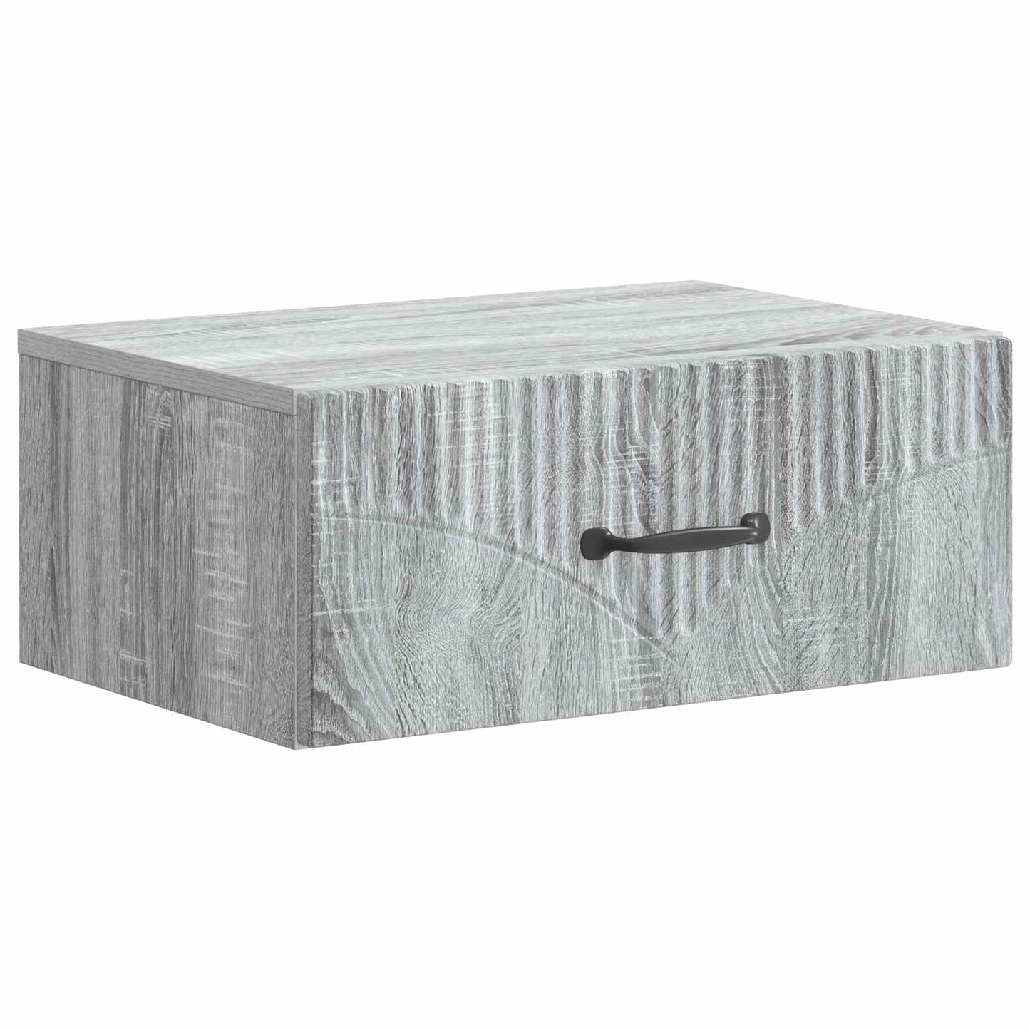 vidaXL Τοίχου Κρεμαστό Κομοδίνο 2 τμχ. Γκρι Sonoma 49 x 34,5 x 20 εκ.