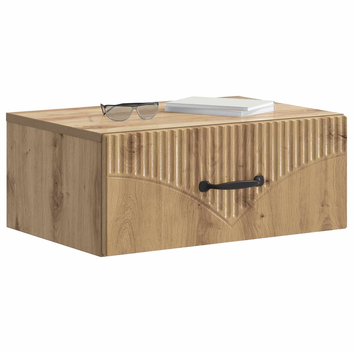 vidaXL Τοίχου Κρεμαστό Κομοδίνο 2 τμχ. Artisan Δρυς 49 x 34,5 x 20 εκ.