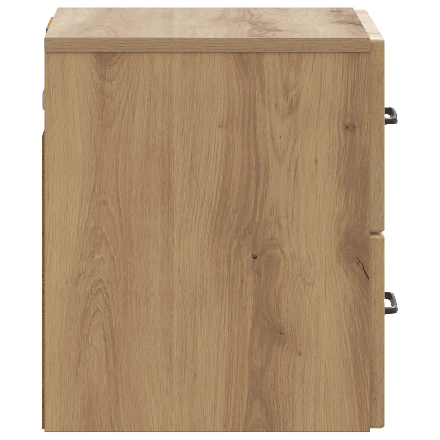 vidaXL Τοίχου Κρεμαστό Κομοδίνο 2 τμχ. Artisan Δρυς 34,5 x 33 x 40 εκ