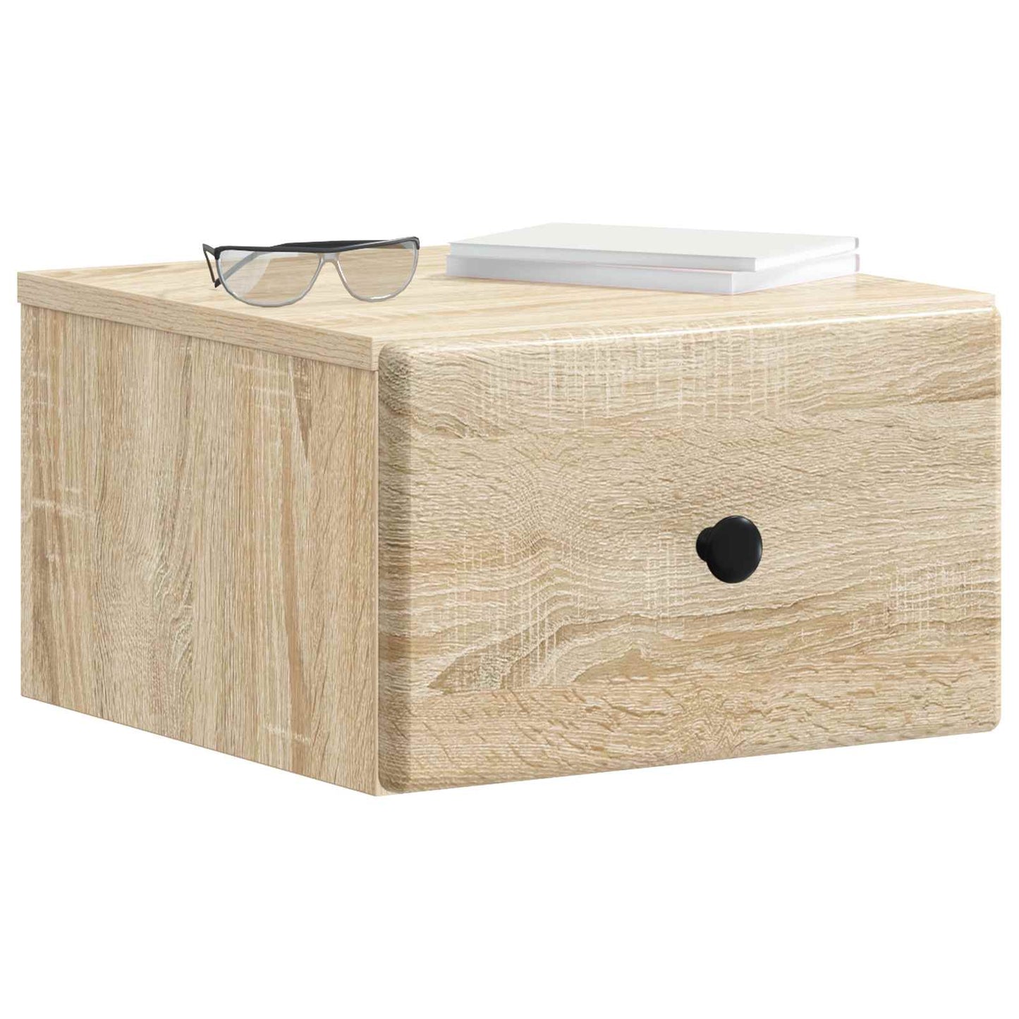 vidaXL Τοίχου Κρεμαστό Κομοδίνο 2 τμχ. Sonoma Δρυς 34,5 x 33 x 20 εκ.
