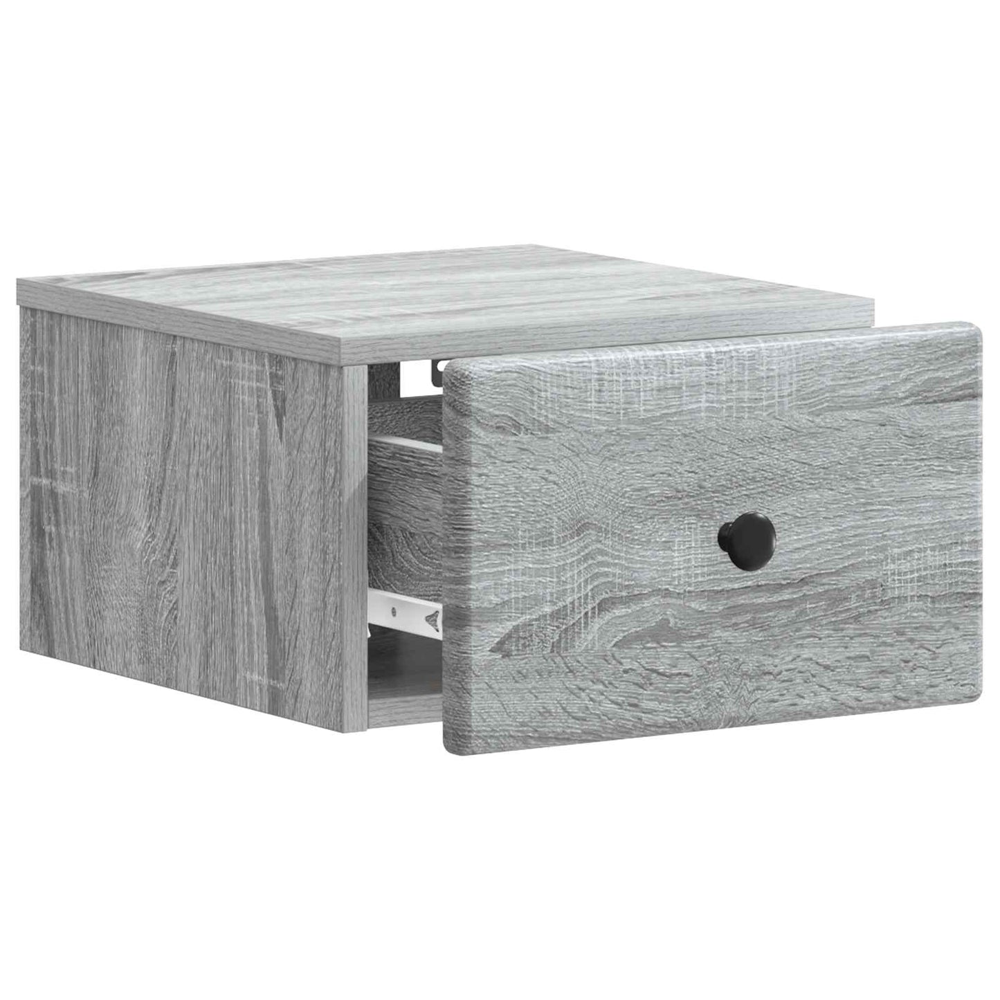 vidaXL Τοίχου Κρεμαστό Κομοδίνο 2 τμχ. Γκρι Sonoma 34,5 x 33 x 20 εκ.