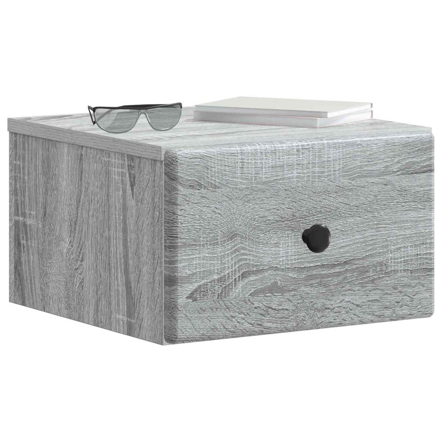 vidaXL Τοίχου Κρεμαστό Κομοδίνο 2 τμχ. Γκρι Sonoma 34,5 x 33 x 20 εκ.