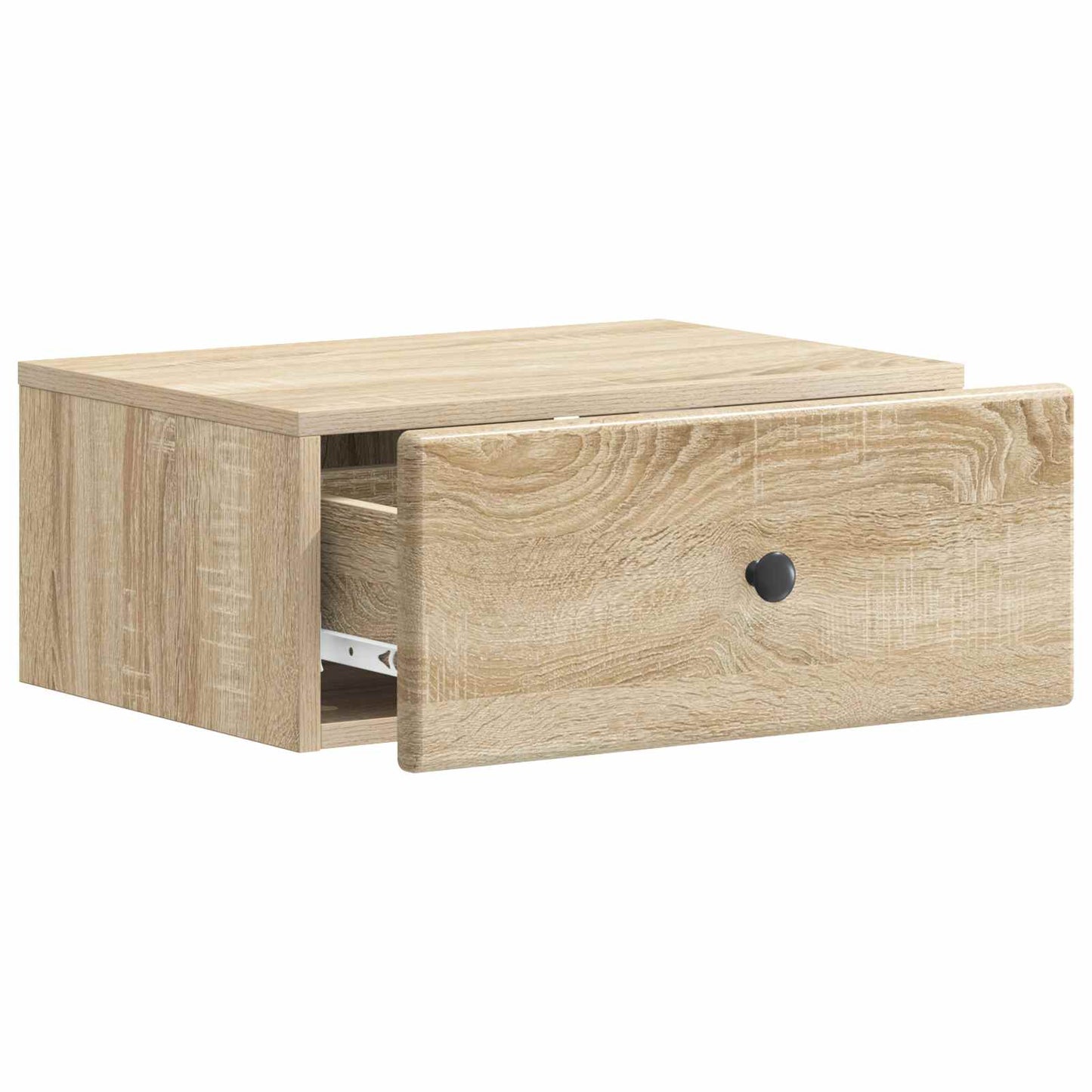 vidaXL Τοίχου Κρεμαστό Κομοδίνο 2 τμχ. Sonoma Δρυς 49 x 34,5 x 20 εκ.