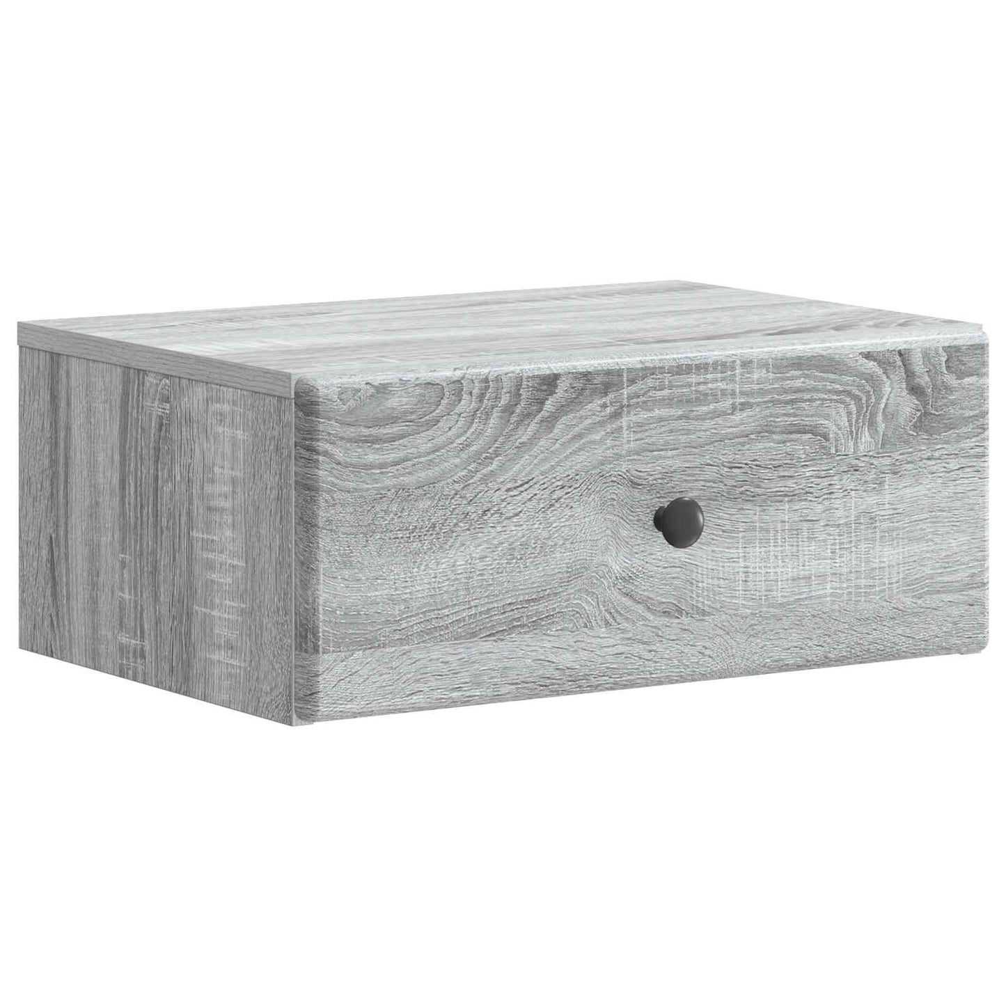 vidaXL Τοίχου Κρεμαστό Κομοδίνο 2 τμχ. Γκρι Sonoma 49 x 34,5 x 20 εκ.