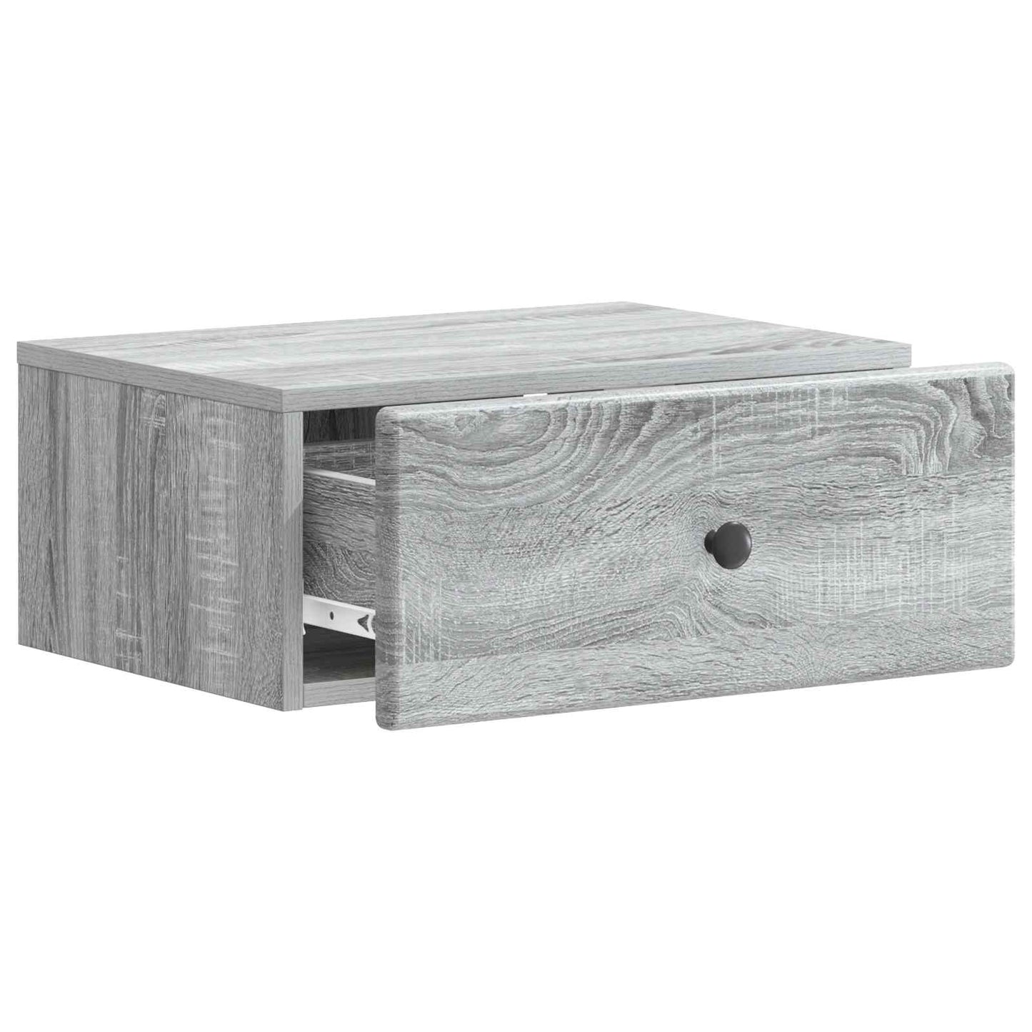 vidaXL Τοίχου Κρεμαστό Κομοδίνο 2 τμχ. Γκρι Sonoma 49 x 34,5 x 20 εκ.