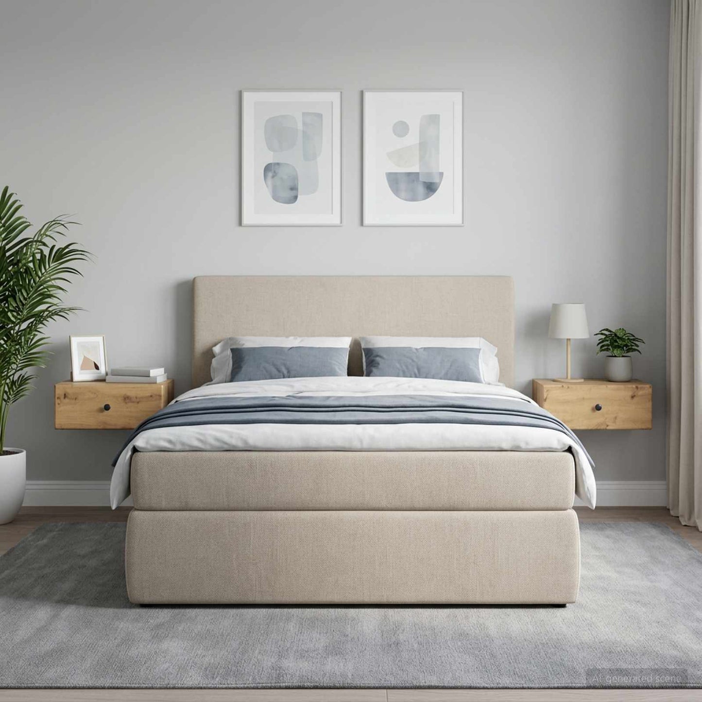 vidaXL Τοίχου Κρεμαστό Κομοδίνο 2 τμχ. Artisan Δρυς 49 x 34,5 x 20 εκ.