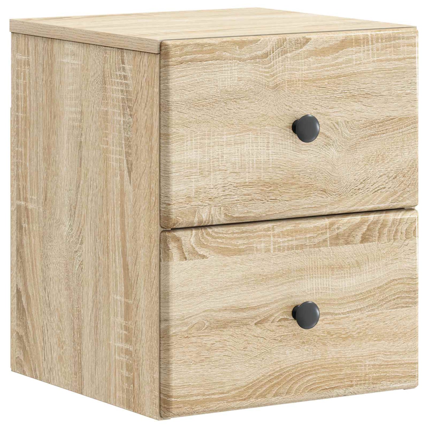 vidaXL Τοίχου Κρεμαστό Κομοδίνο 2 τμχ. Sonoma Δρυς 34,5 x 33 x 40 εκ