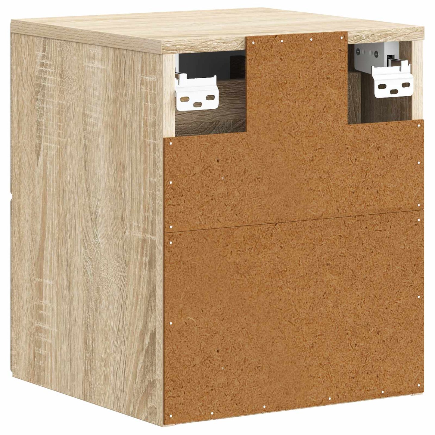 vidaXL Τοίχου Κρεμαστό Κομοδίνο 2 τμχ. Sonoma Δρυς 34,5 x 33 x 40 εκ