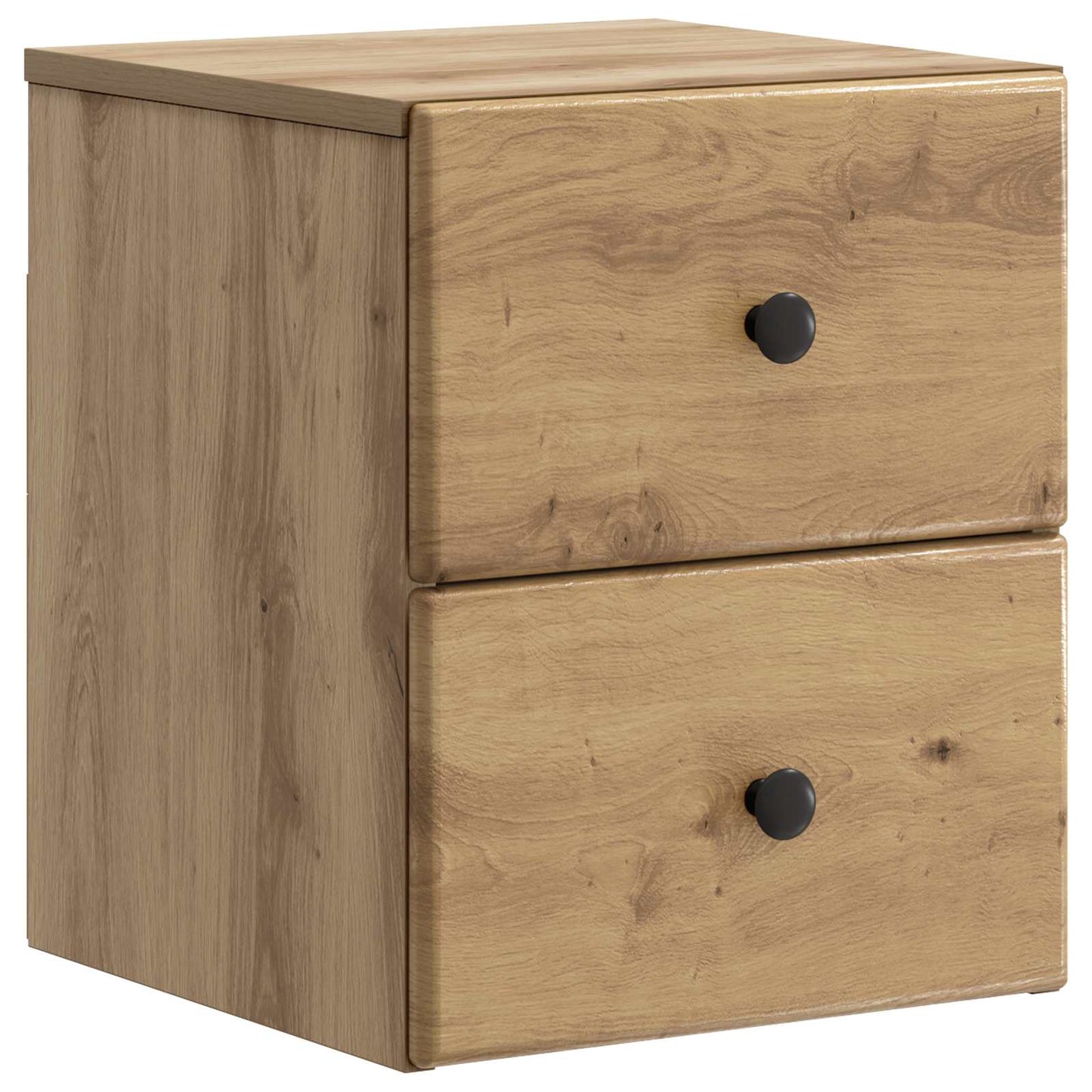 vidaXL Τοίχου Κρεμαστό Κομοδίνο 2 τμχ. Artisan Δρυς 34,5 x 33 x 40 εκ