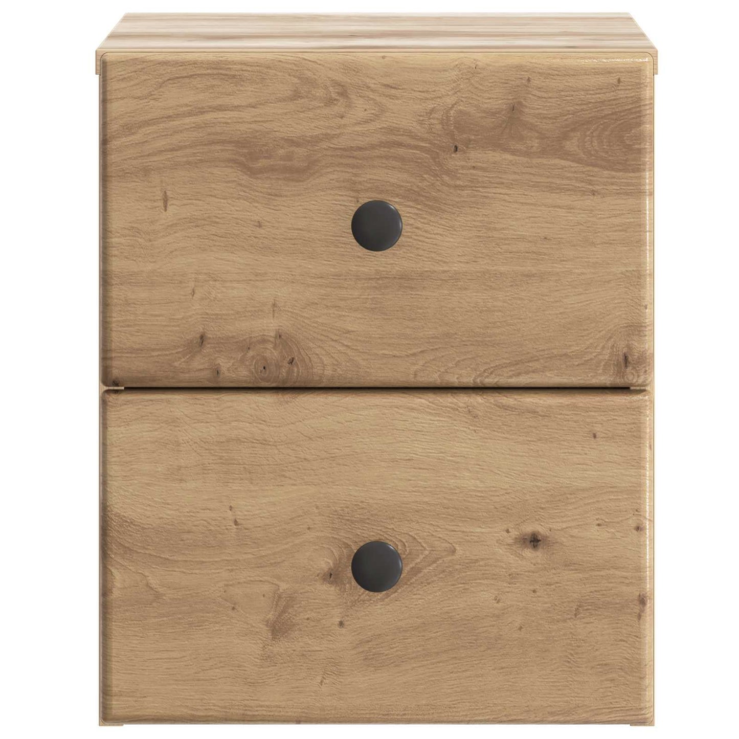 vidaXL Τοίχου Κρεμαστό Κομοδίνο 2 τμχ. Artisan Δρυς 34,5 x 33 x 40 εκ